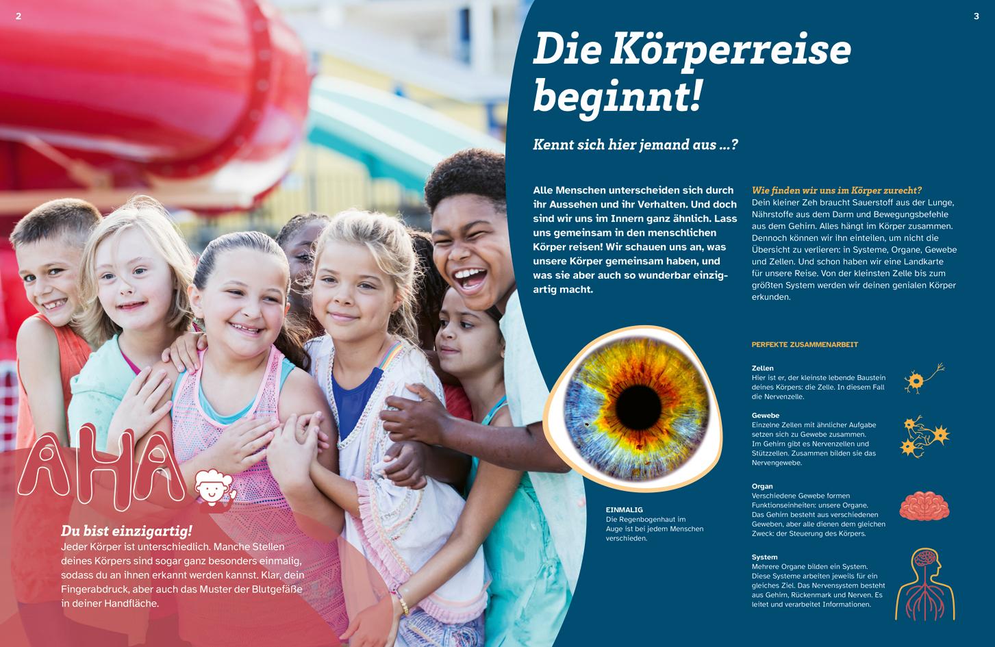 Beispielinhalt (Bild) WAS IST WAS Dein Körper. Was alles in dir steckt