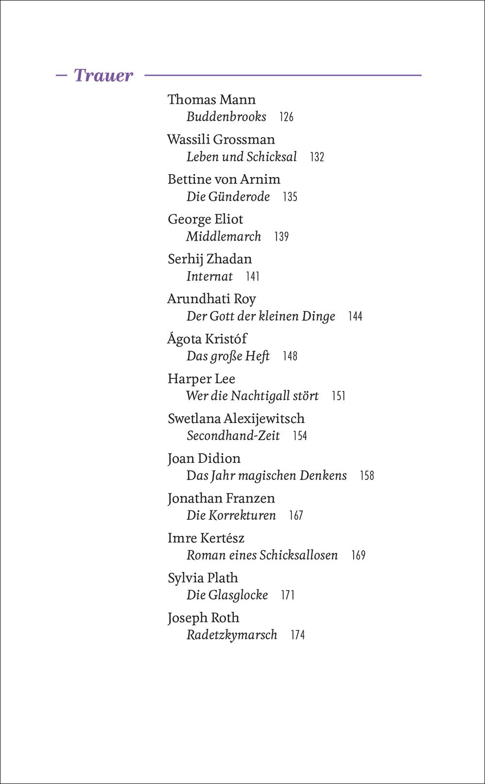 Beispielinhalt (Bild) Die neue ZEIT-Bibliothek der Weltliteratur