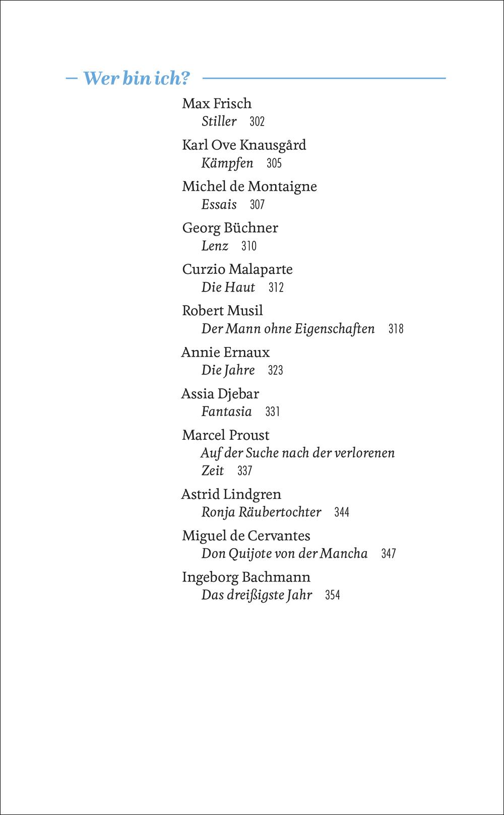 Beispielinhalt (Bild) Die neue ZEIT-Bibliothek der Weltliteratur