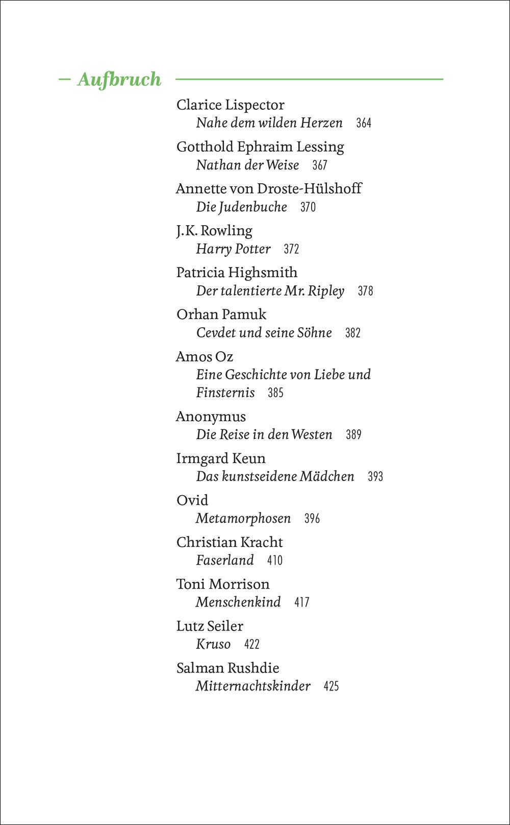 Beispielinhalt (Bild) Die neue ZEIT-Bibliothek der Weltliteratur