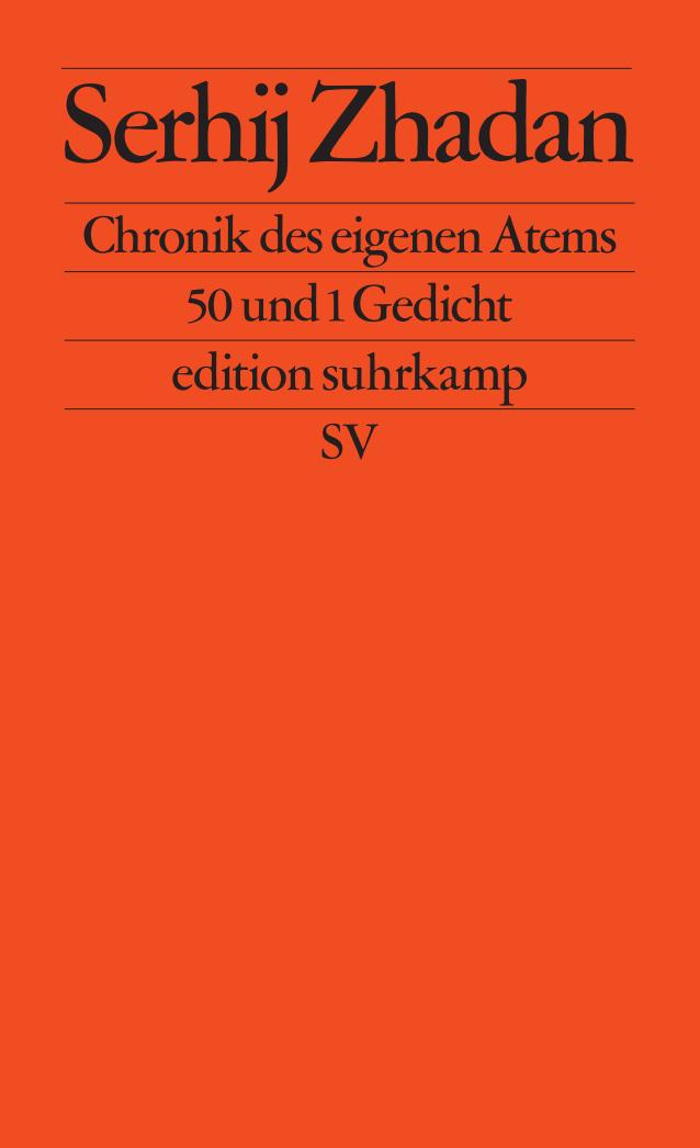 Vorderes Coverbild Chronik des eigenen Atems