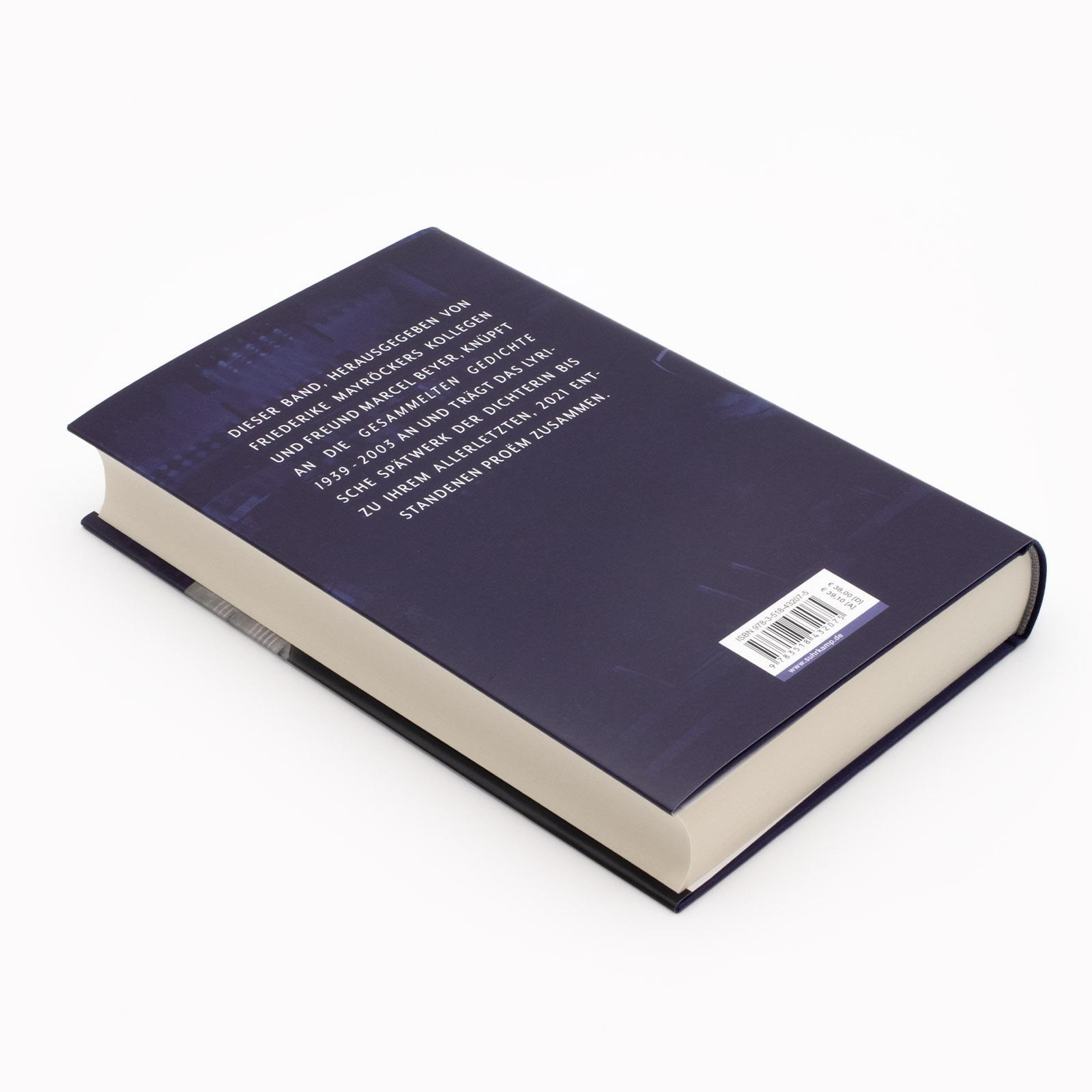 Beispielinhalt (Bild) Gesammelte Gedichte