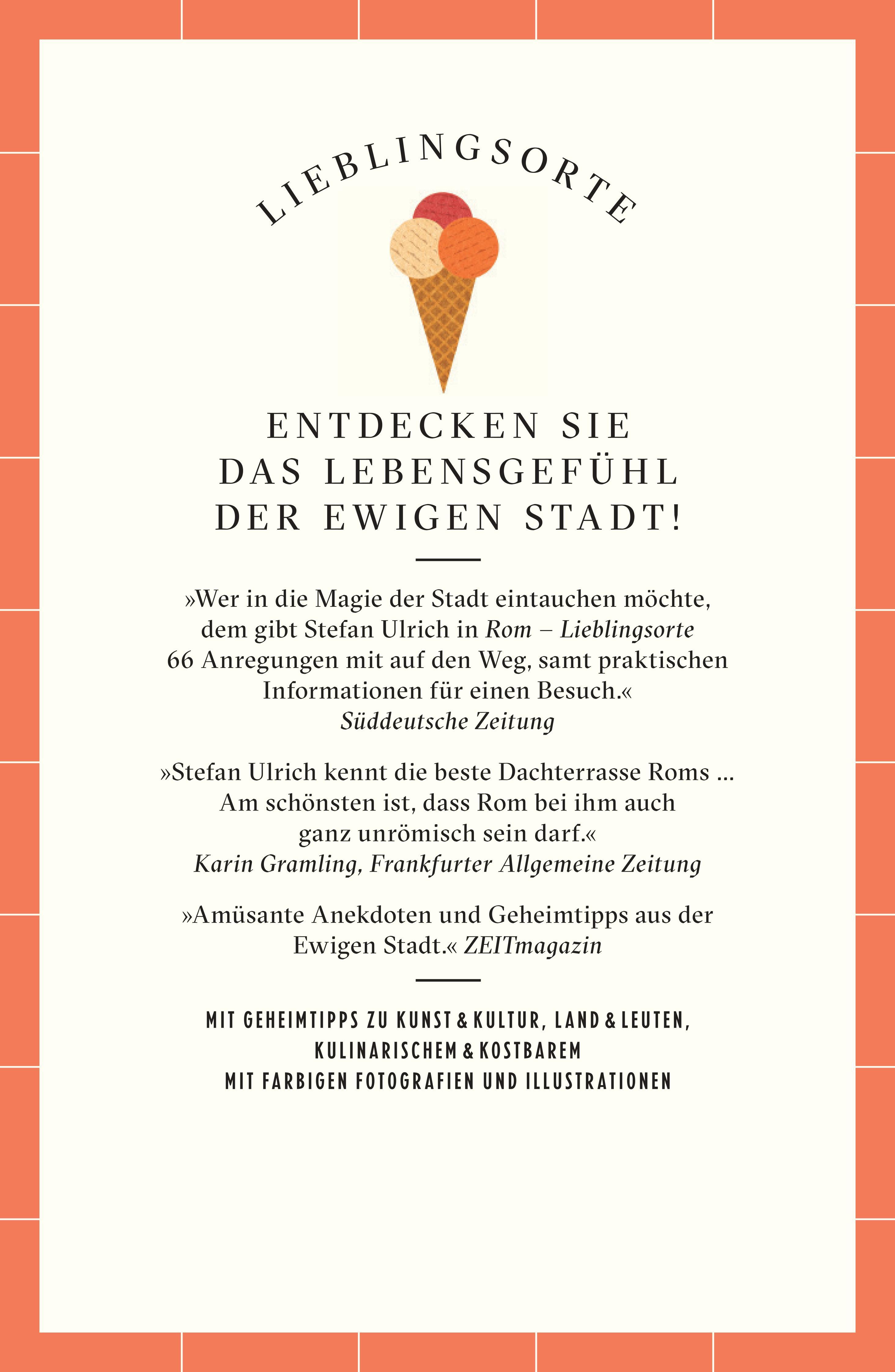 Rückseitencover Rom Reiseführer LIEBLINGSORTE