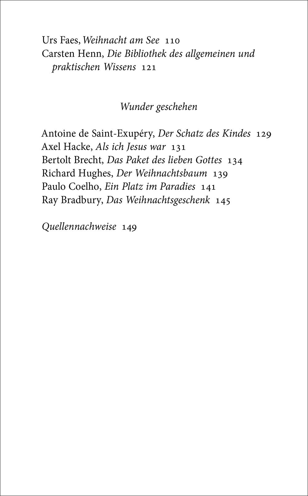 Beispielinhalt (Bild) Weihnachtswunderland