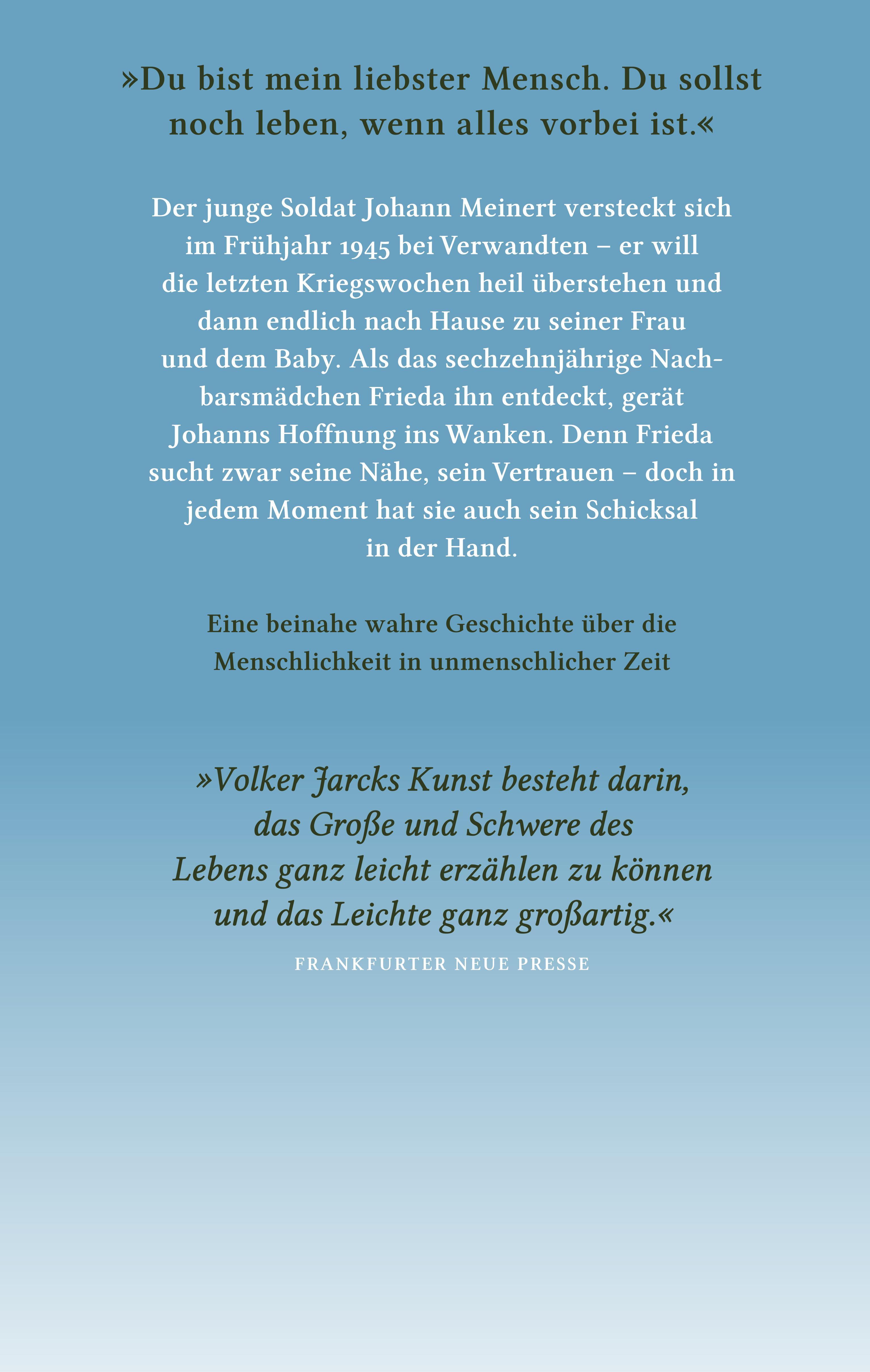Rückseitencover Und später für immer