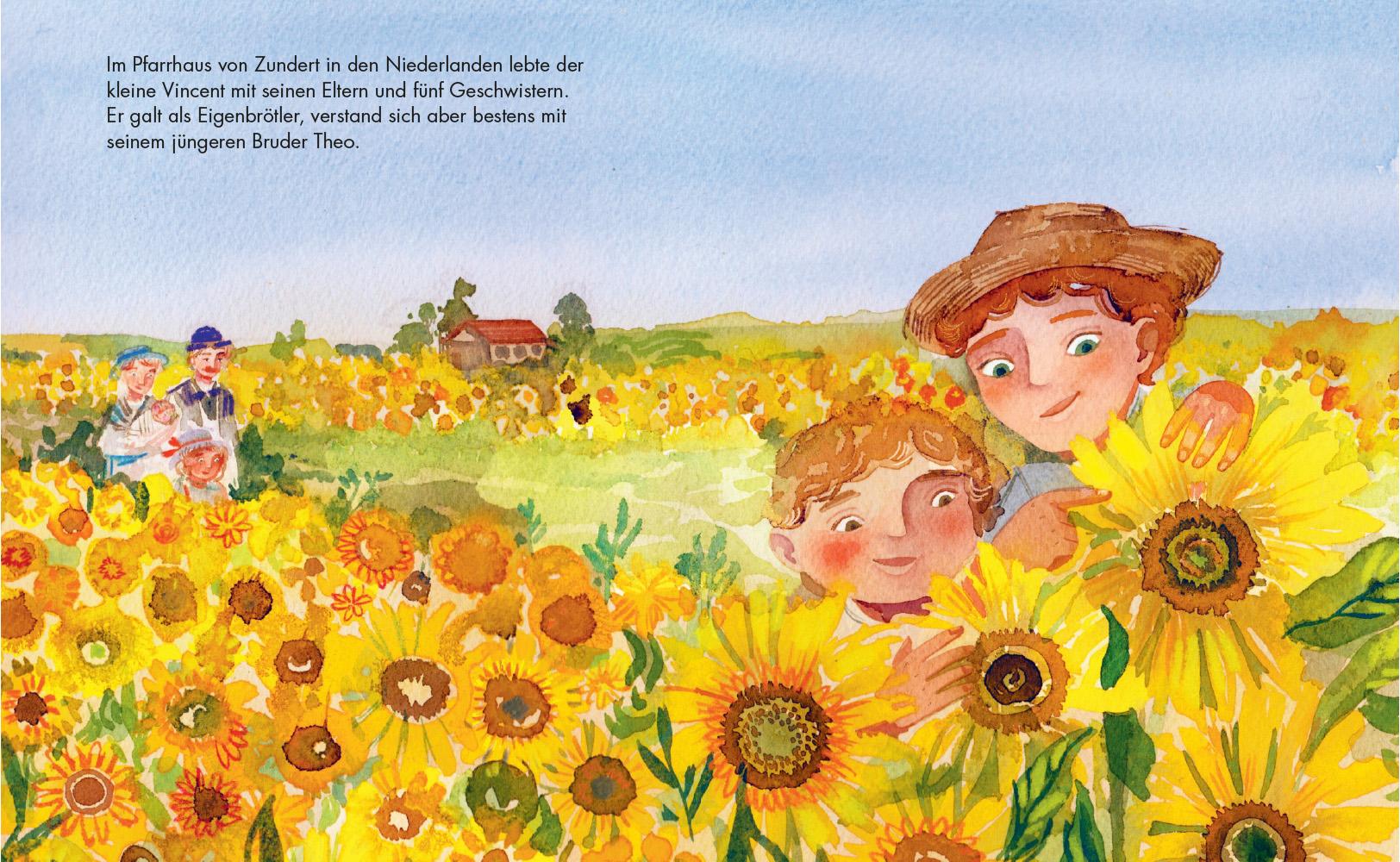 Beispielinhalt (Bild) Little People, Big Dreams - Vincent van Gogh