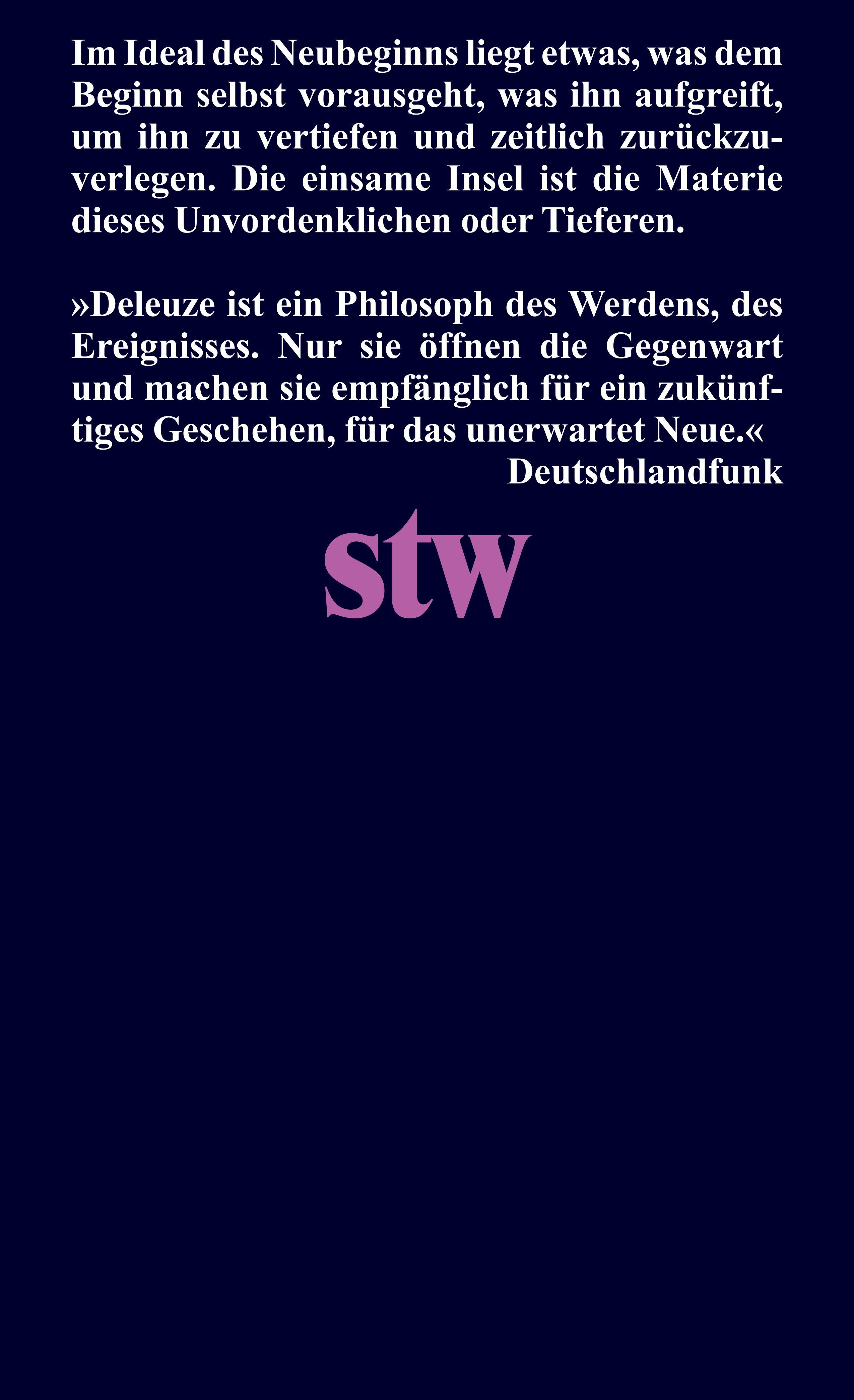Rückseitencover Die einsame Insel