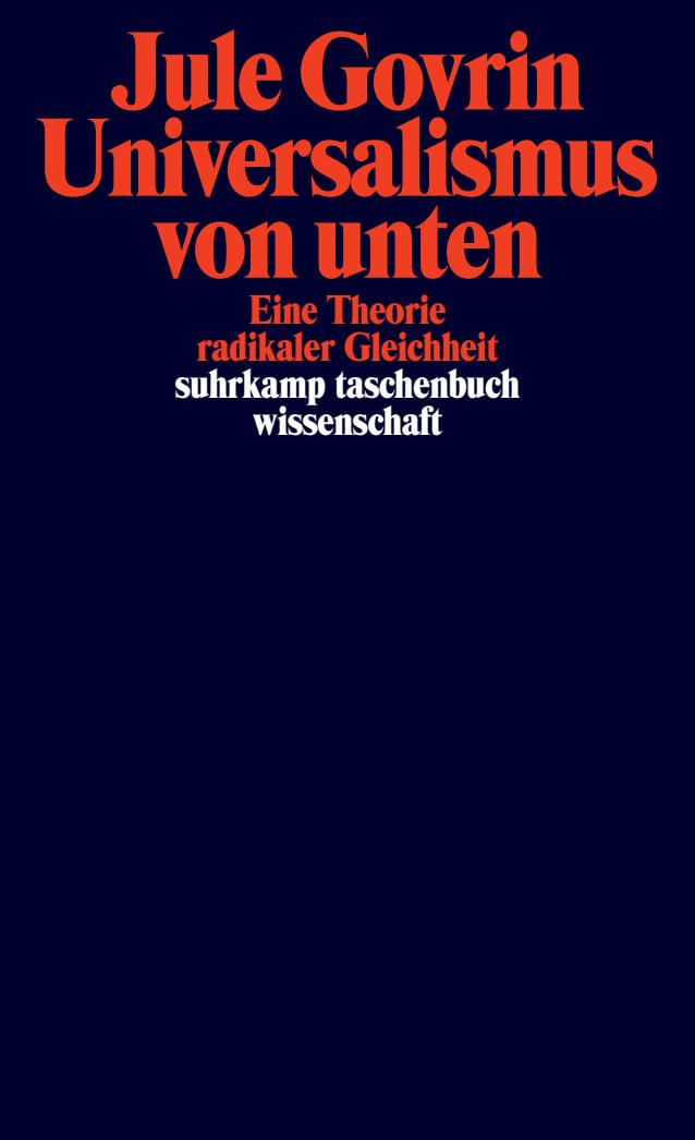 Vorderes Coverbild Universalismus von unten