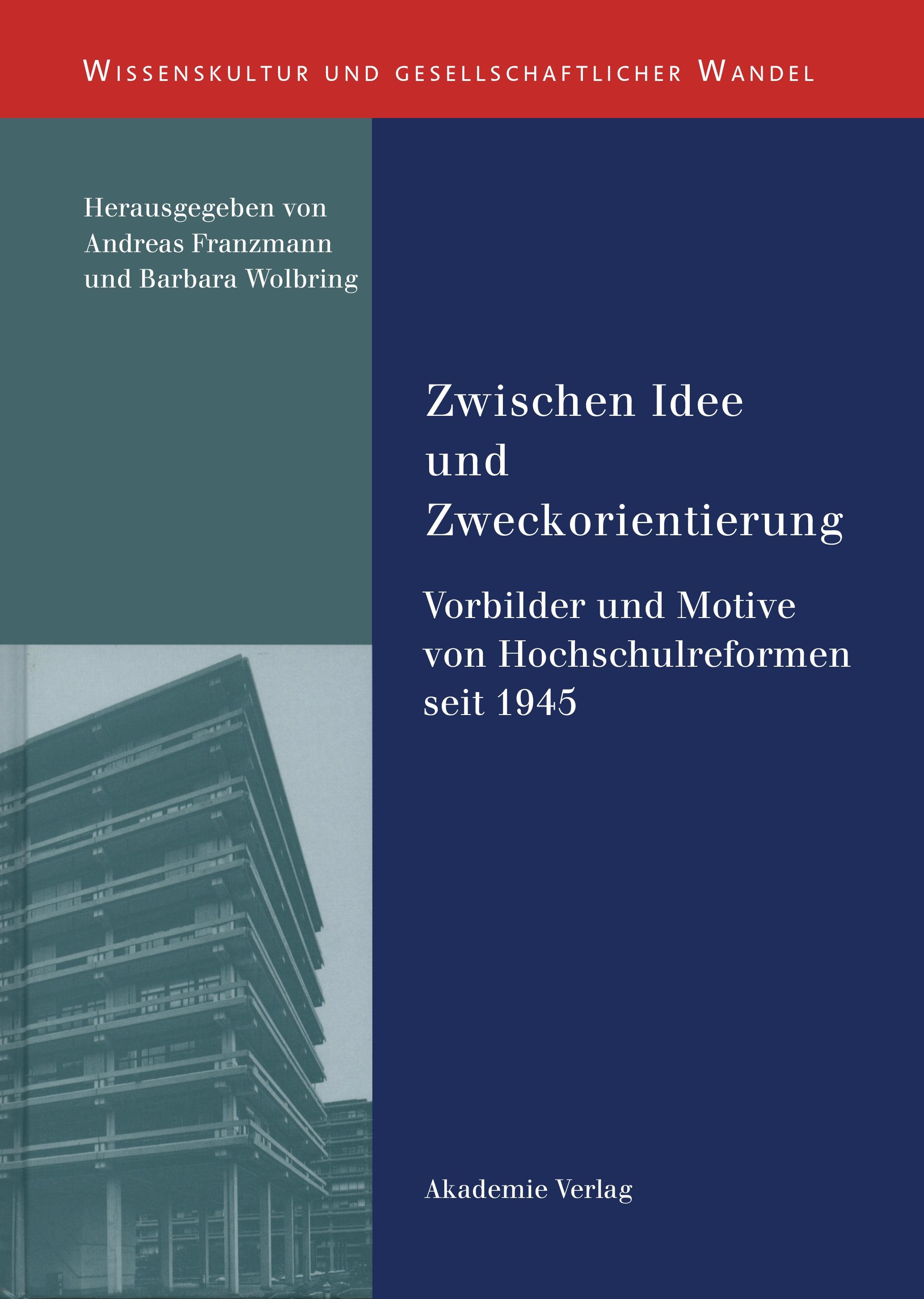 Vorderes Coverbild Zwischen Idee und Zweckorientierung