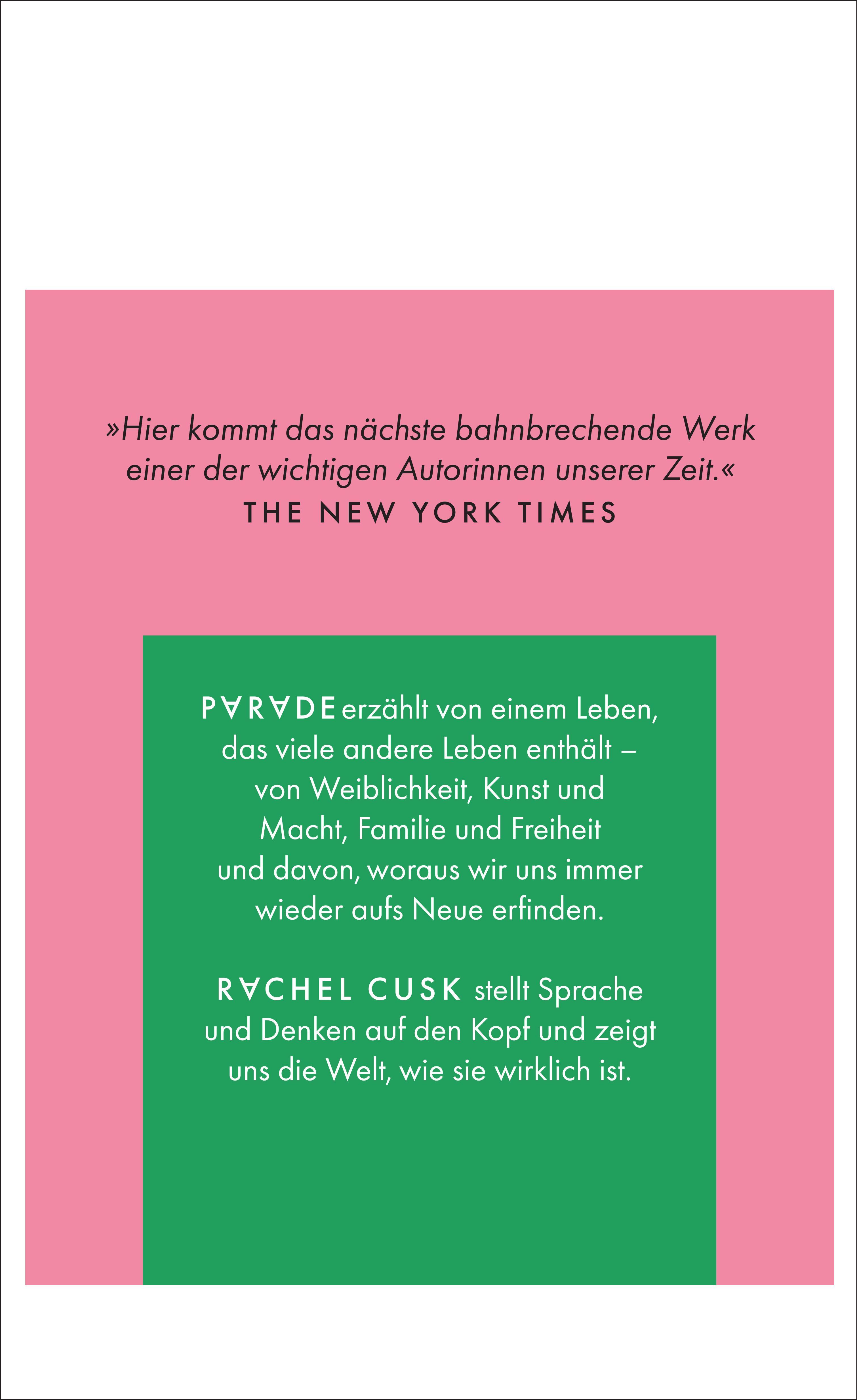 Rückseitencover Parade