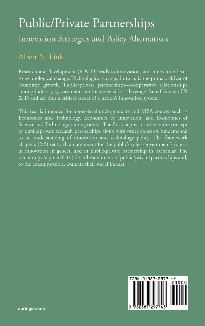 Rückseitencover Public/Private Partnerships