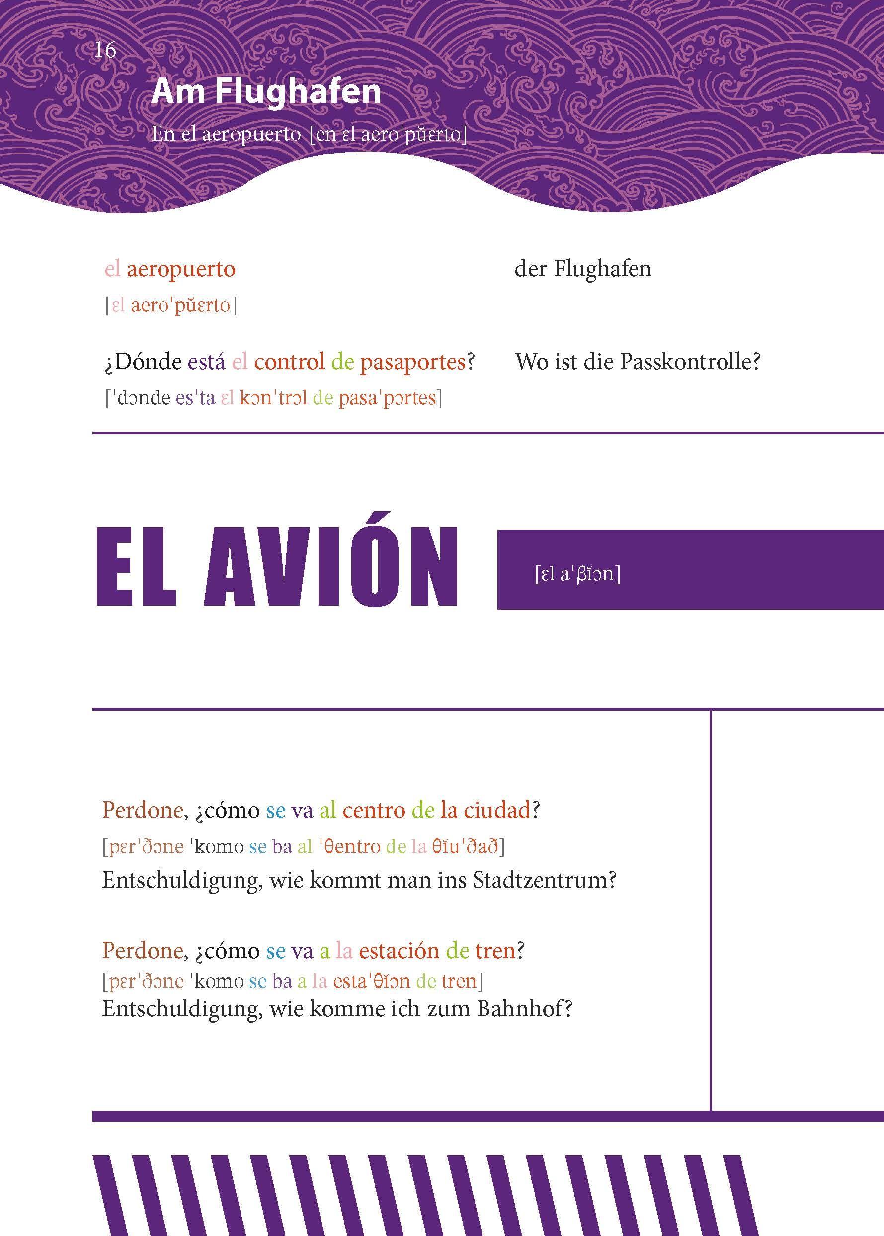 Beispielinhalt (Bild) PONS Spanisch Im Handumdrehen