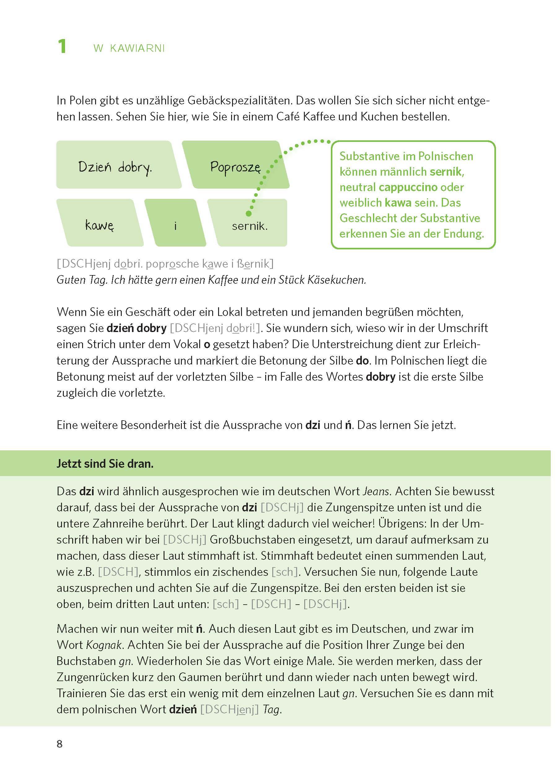 Beispielinhalt (Bild) PONS Polnisch leicht & locker