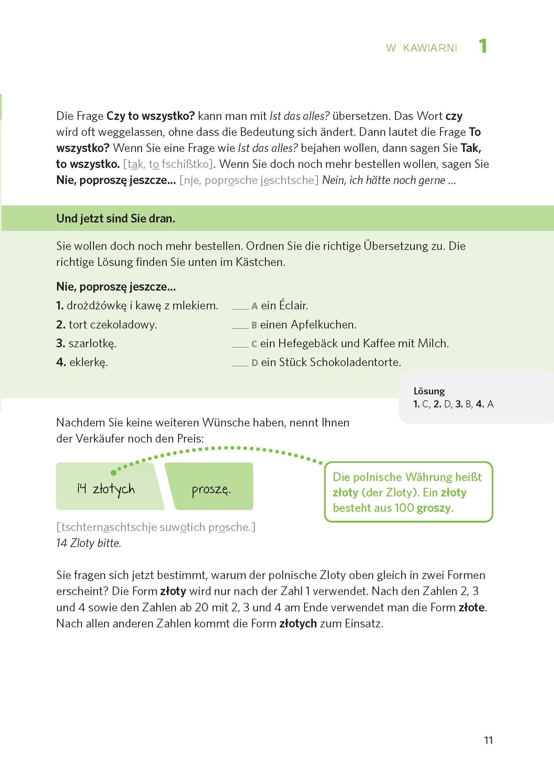 Beispielinhalt (Bild) PONS Polnisch leicht & locker