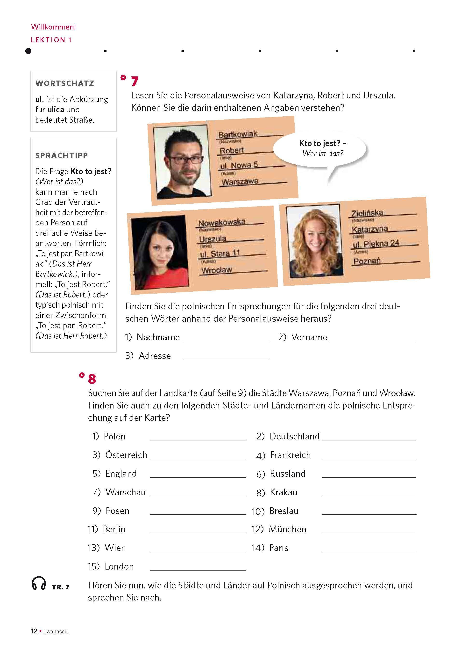 Beispielinhalt (Bild) PONS Power-Sprachkurs Polnisch