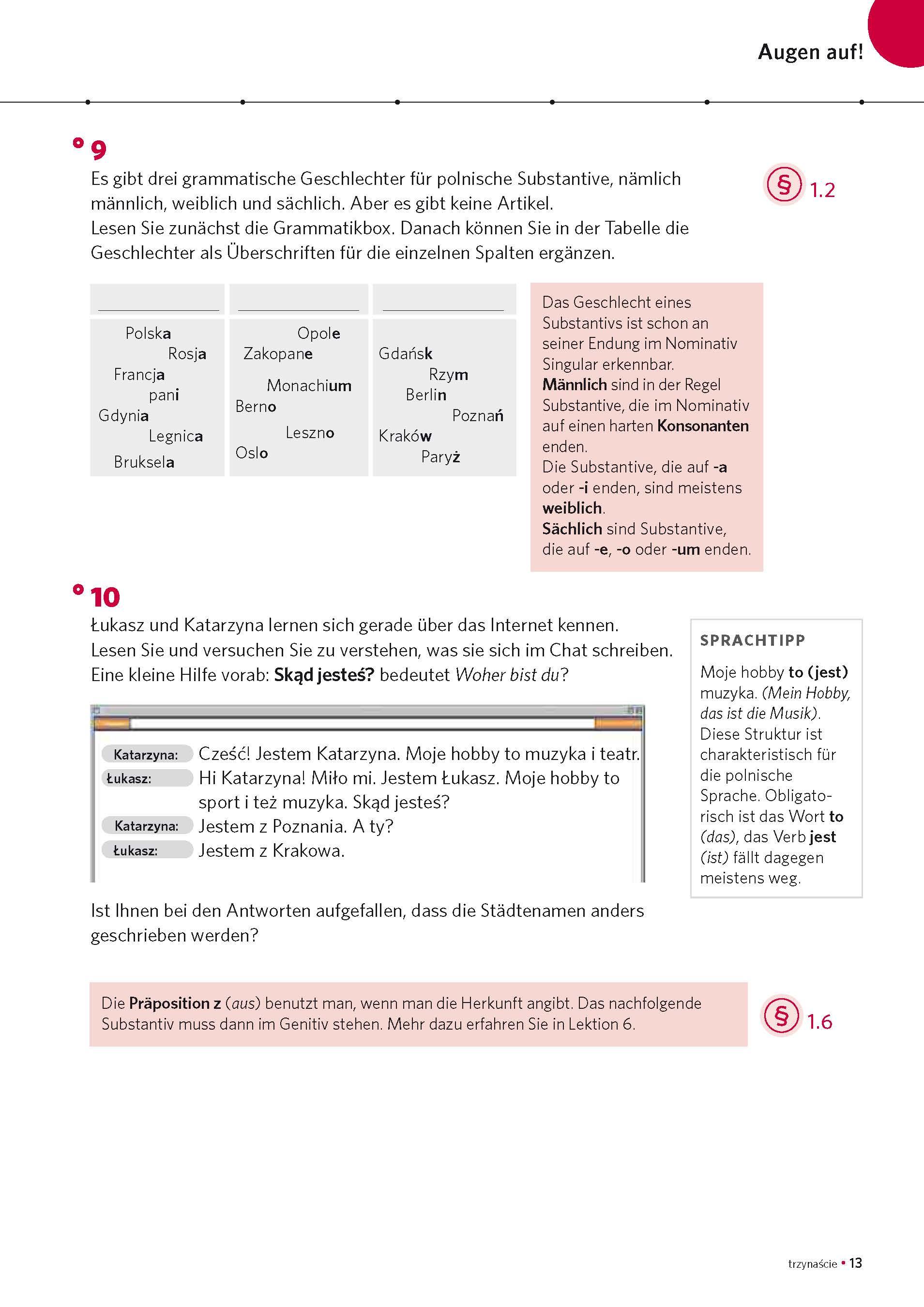 Beispielinhalt (Bild) PONS Power-Sprachkurs Polnisch