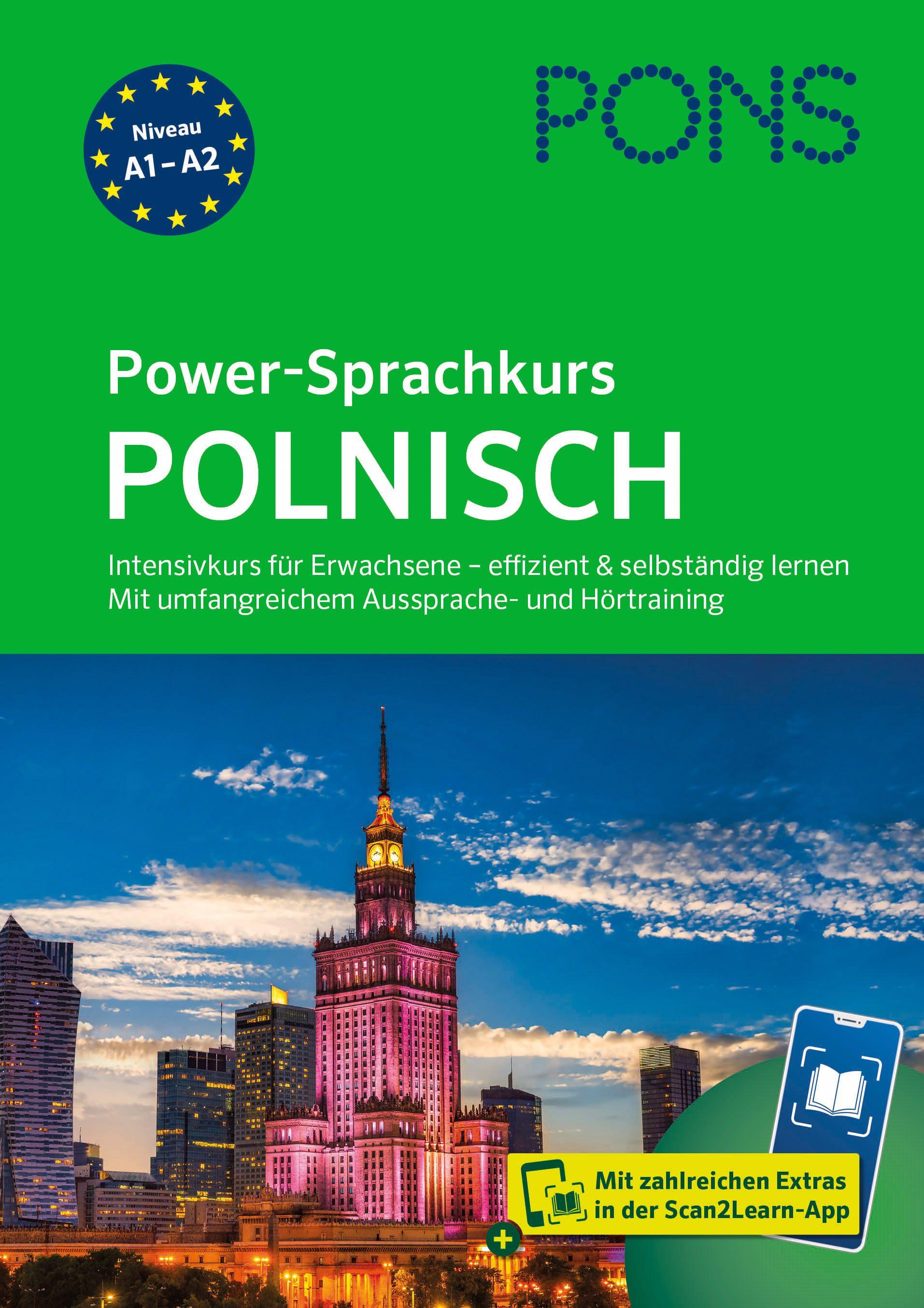 Vorderes Coverbild PONS Power-Sprachkurs Polnisch
