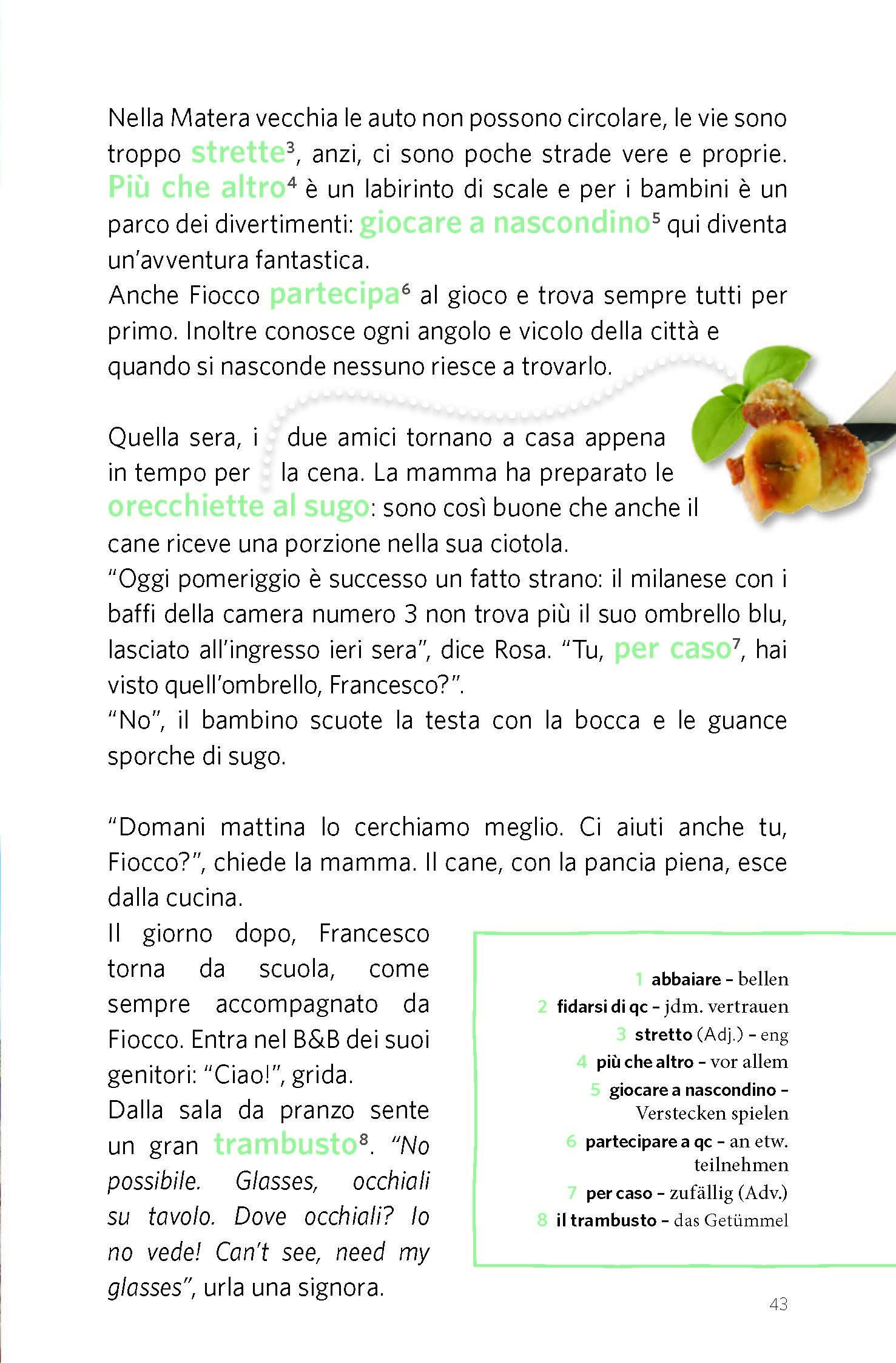 Beispielinhalt (Bild) PONS Lektüre mit allen Sinnen: Colpo di fulmine a Milano