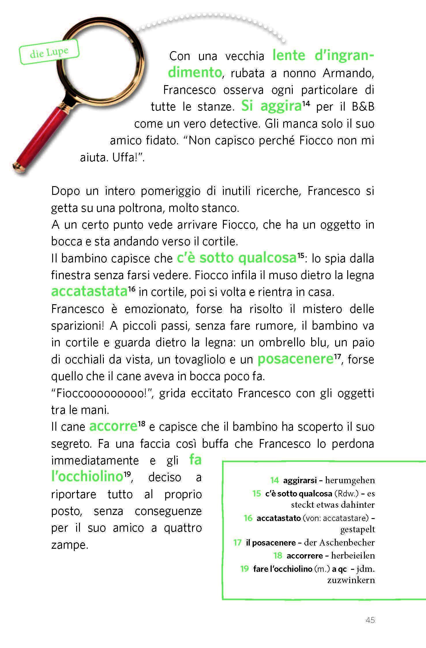 Beispielinhalt (Bild) PONS Lektüre mit allen Sinnen: Colpo di fulmine a Milano