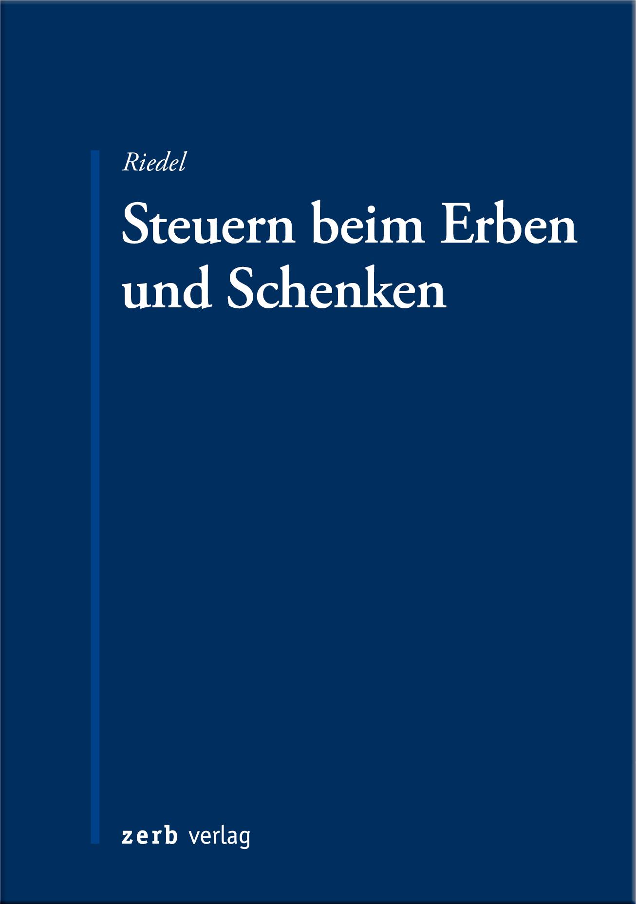 Vorderes Coverbild Steuern beim Erben und Schenken