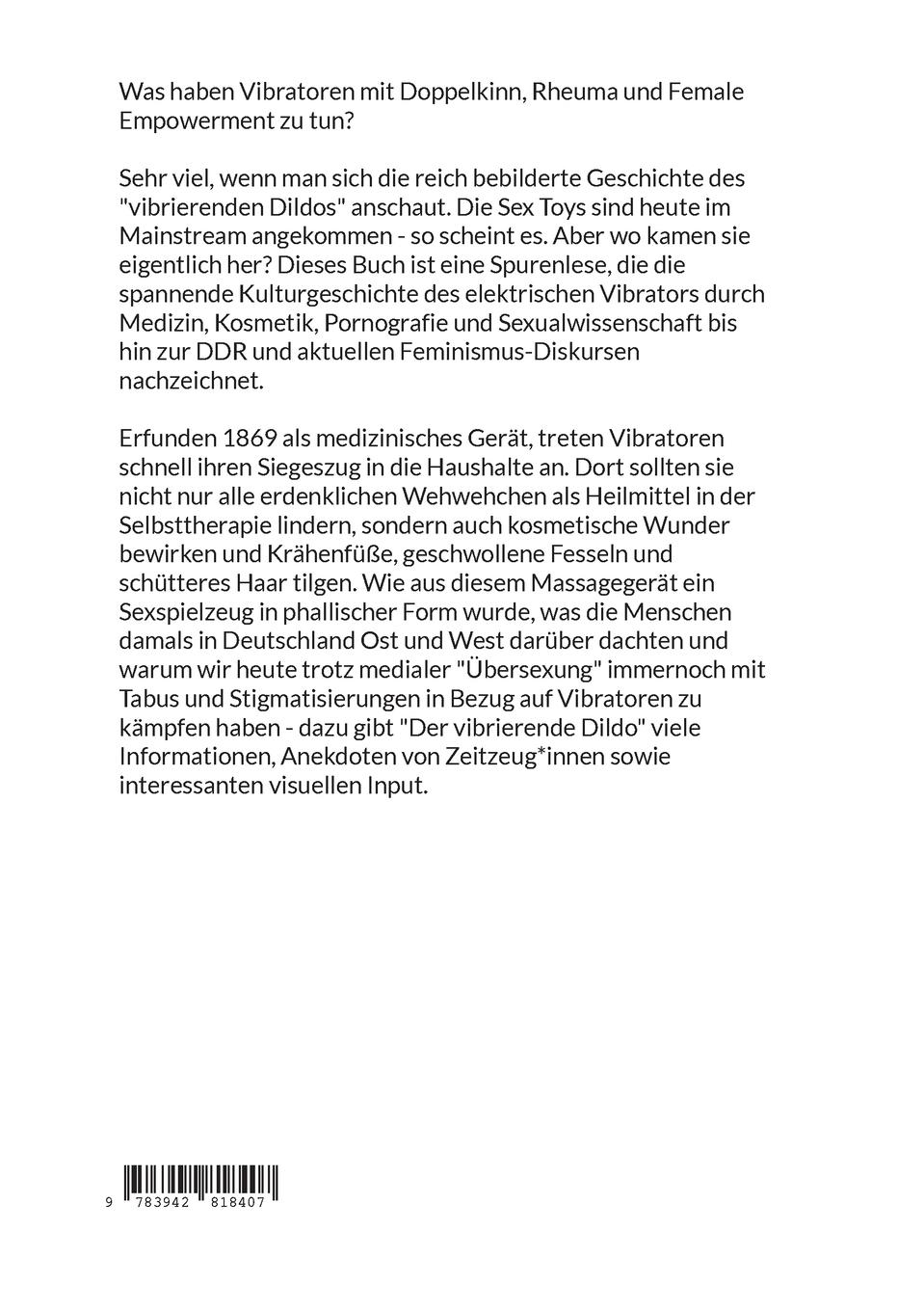 Rückseitencover Der vibrierende Dildo