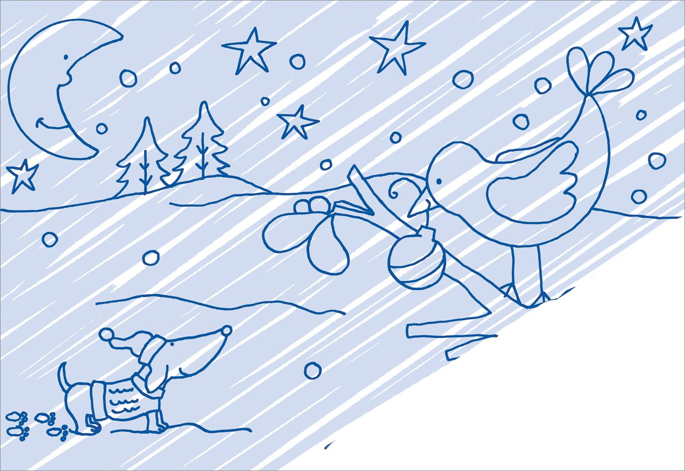 Beispielinhalt (Bild) Zaubermalbuch. Weihnachten