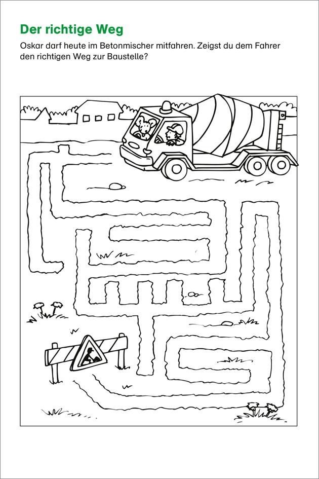 Beispielinhalt (Bild) LERNSTERN. Mein dicker Kindergartenblock