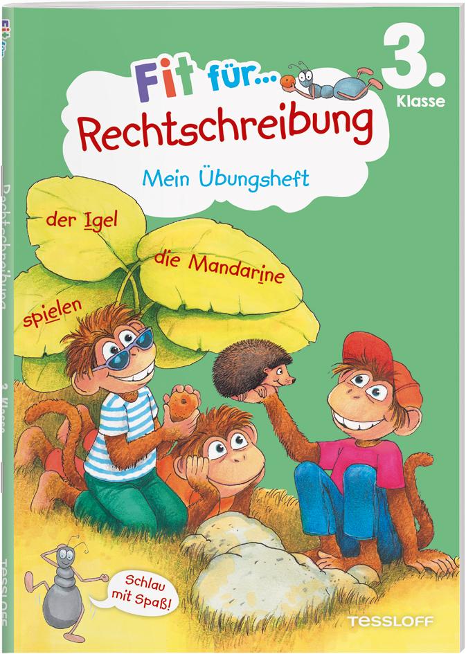 Vorderes Coverbild Fit für Rechtschreibung 3. Klasse. Mein Übungsheft