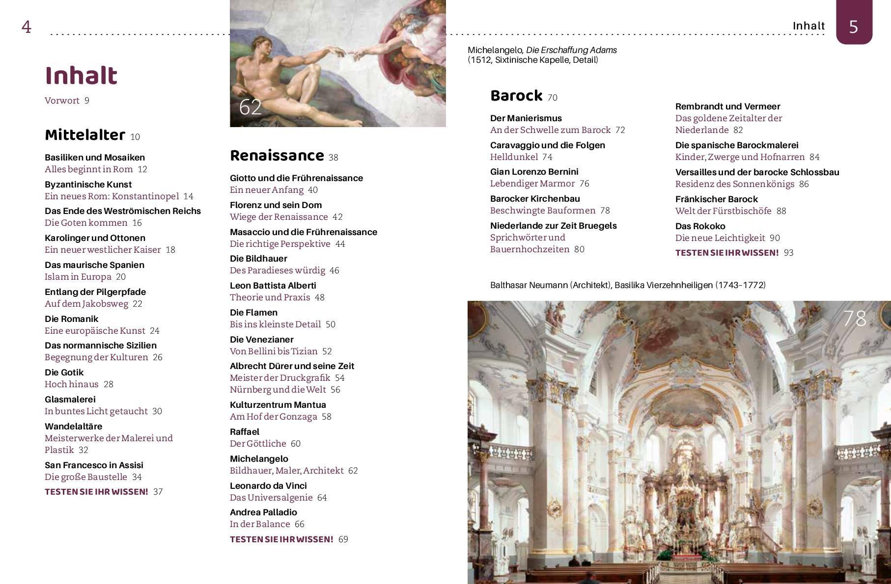 Beispielinhalt (Bild) Kunstgeschichte - Wissen leicht gemacht