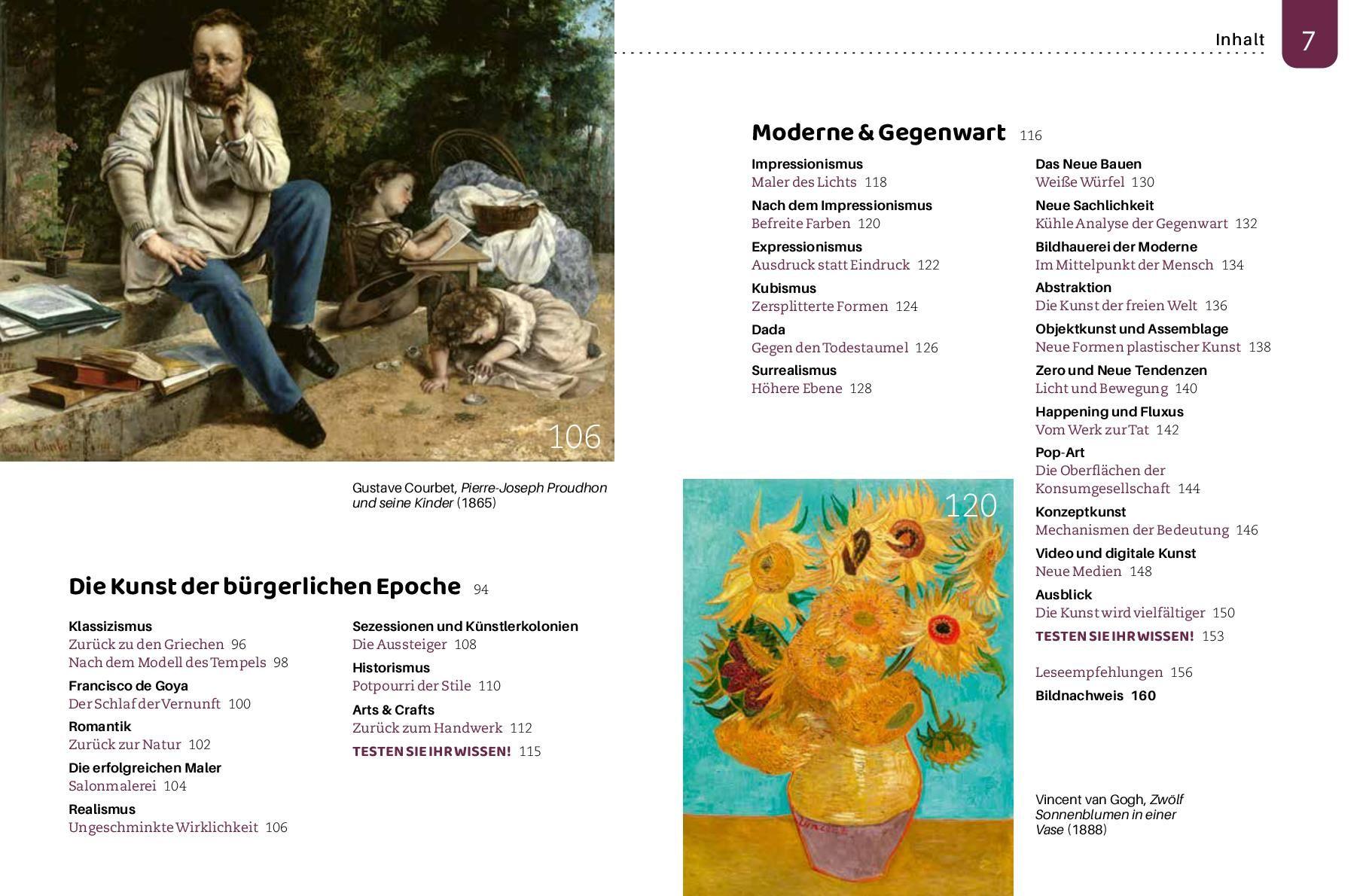 Beispielinhalt (Bild) Kunstgeschichte - Wissen leicht gemacht