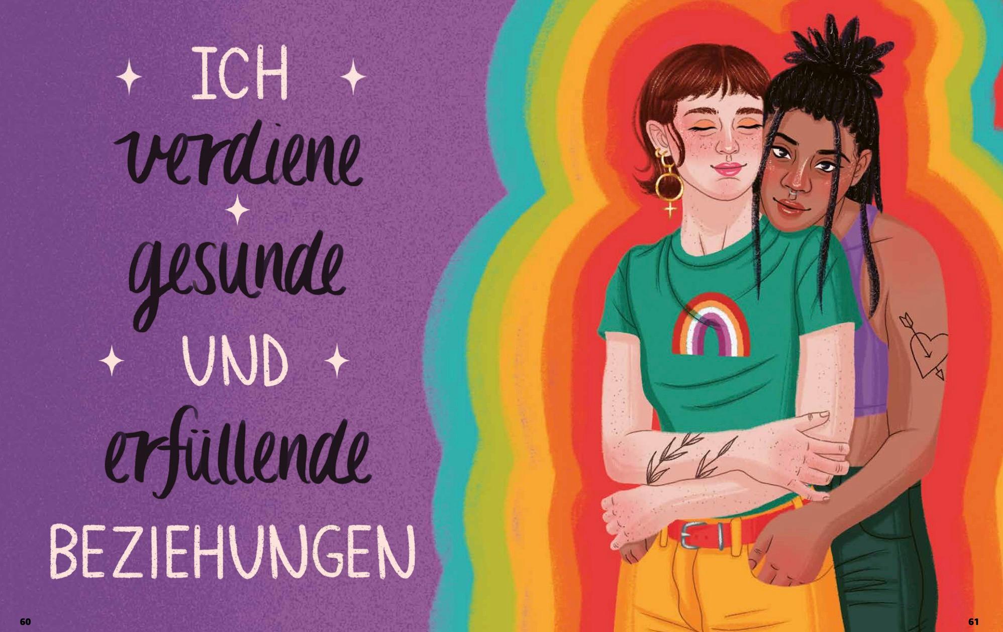 Beispielinhalt (Bild) Queer Joy: 100 Botschaften, die empowern und inspirieren