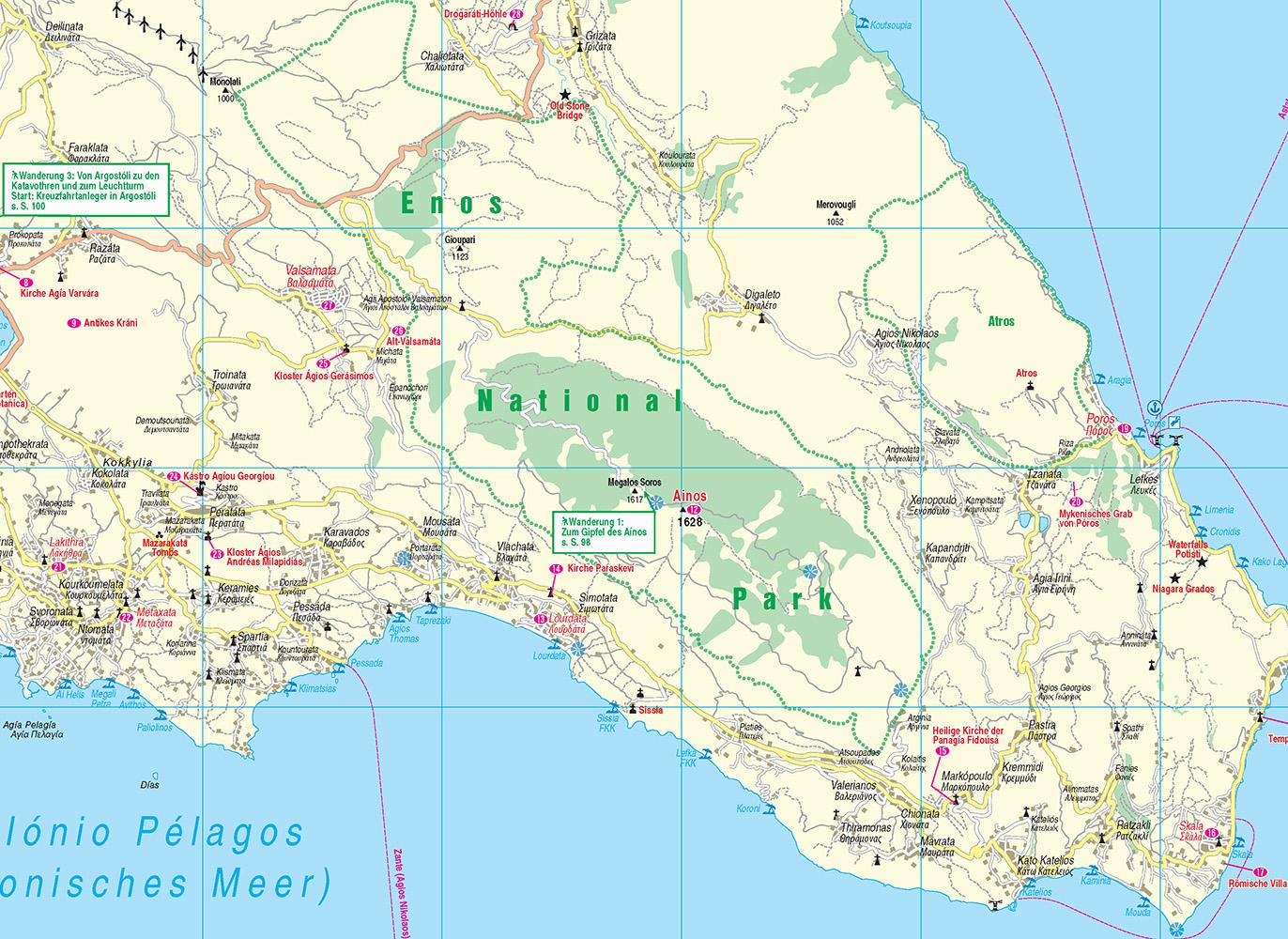 Beispielinhalt (Bild) Reise Know-How InselTrip Kefaloniá