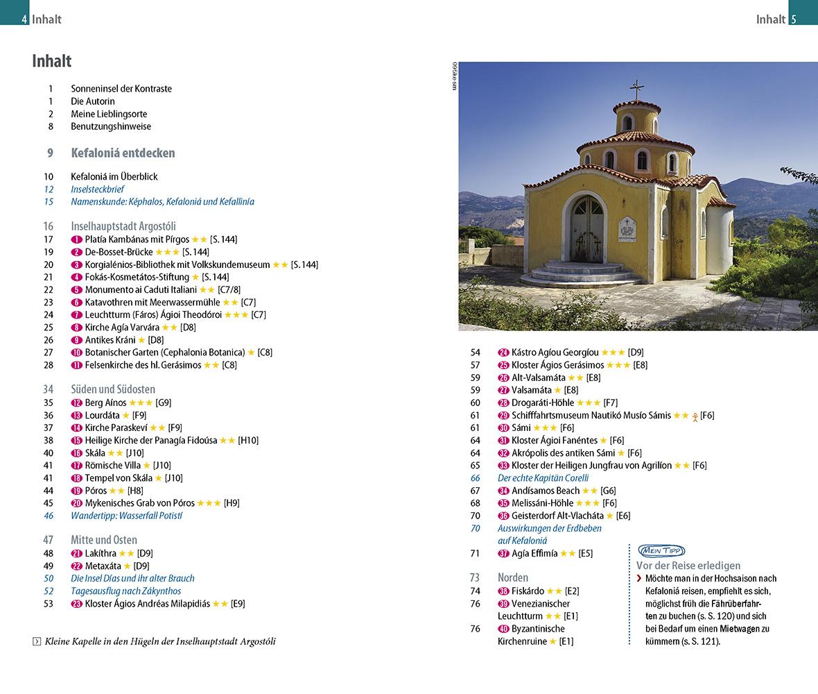 Beispielinhalt (Bild) Reise Know-How InselTrip Kefaloniá