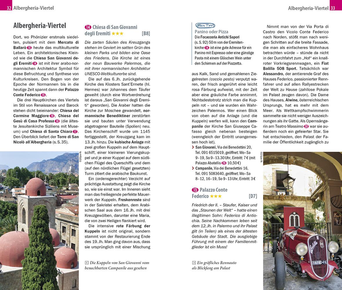 Beispielinhalt (Bild) Reise Know-How CityTrip Palermo