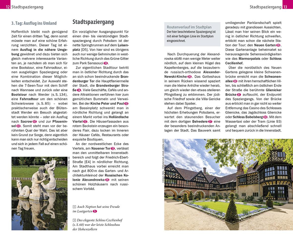 Beispielinhalt (Bild) Reise Know-How CityTrip Potsdam