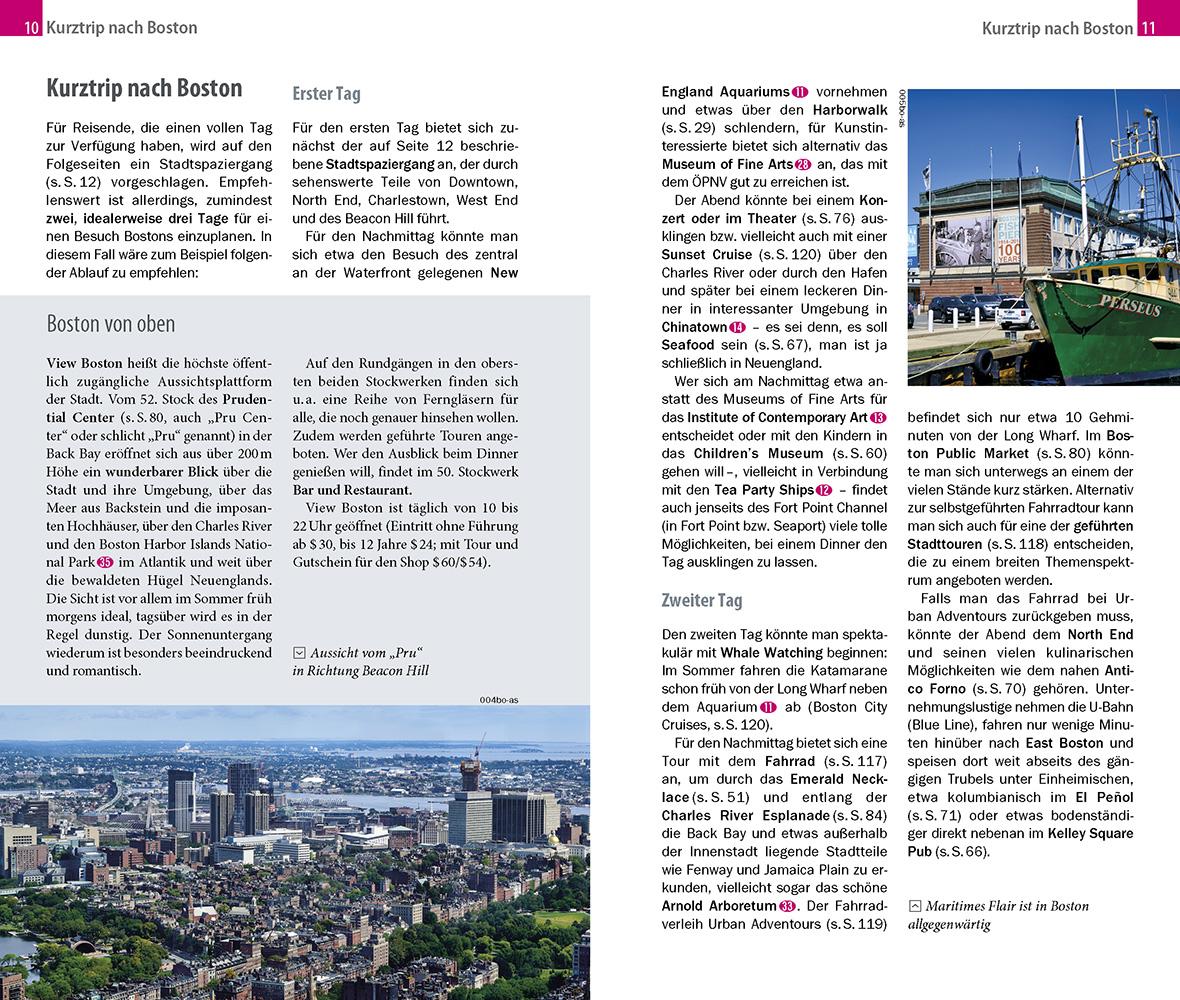 Beispielinhalt (Bild) Reise Know-How CityTrip Boston