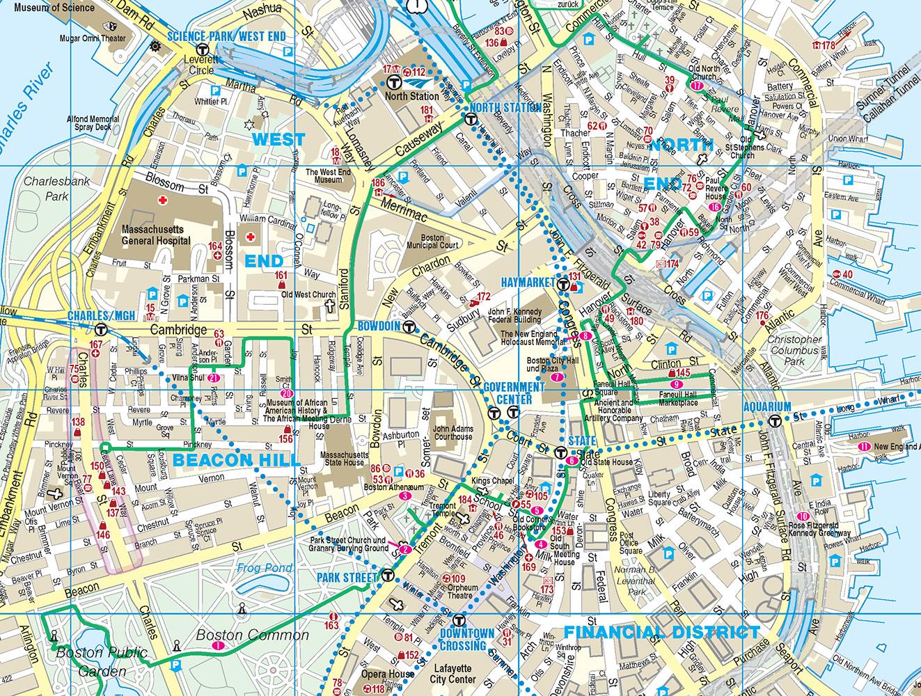 Beispielinhalt (Bild) Reise Know-How CityTrip Boston