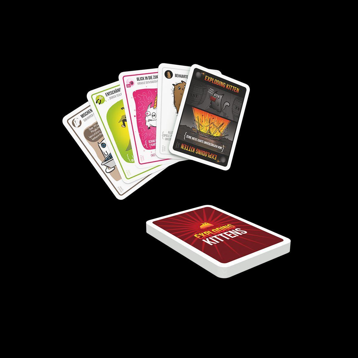 Beispielinhalt (Bild) Exploding Kittens: Grab & Game