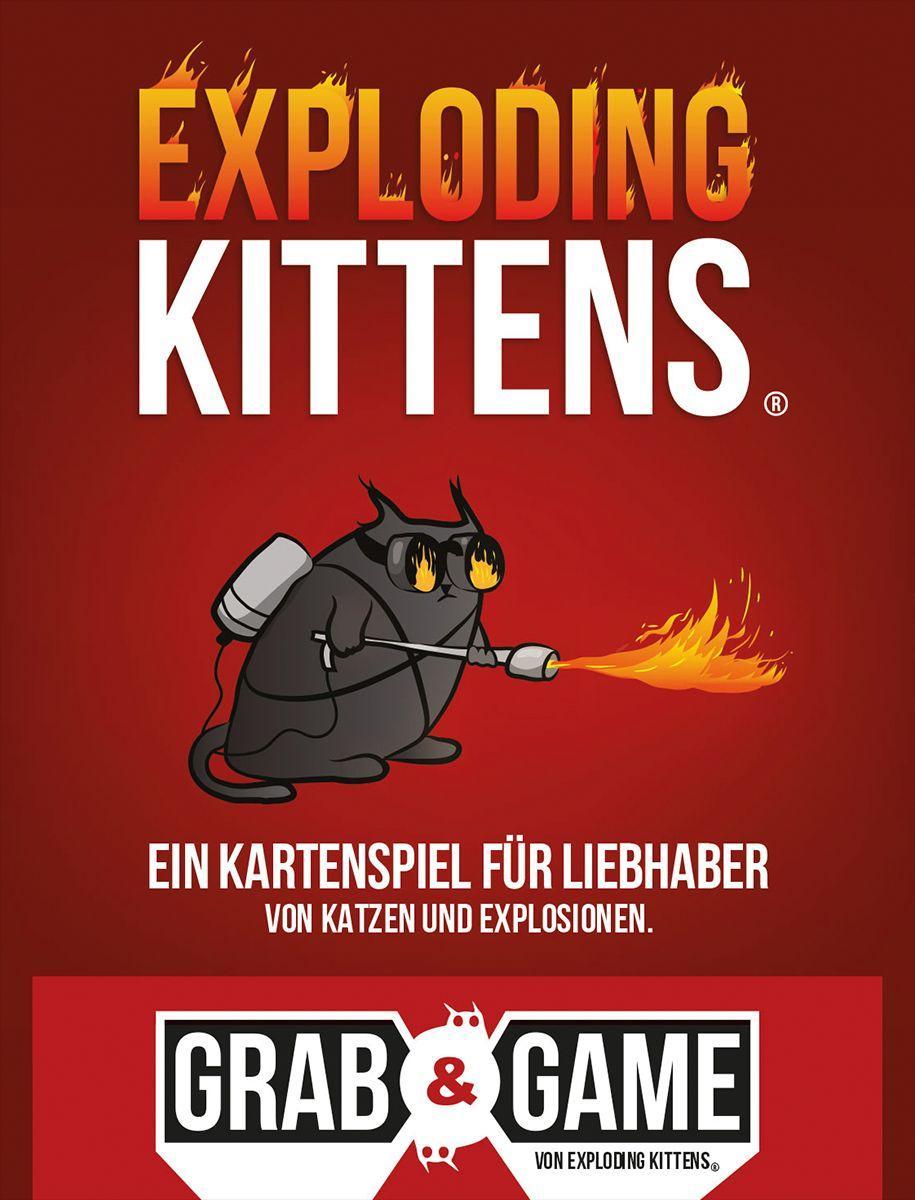 Vorderes Coverbild Exploding Kittens: Grab & Game