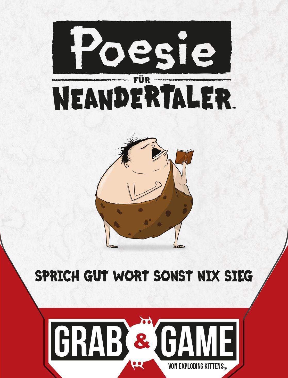 Vorderes Coverbild Poesie für Neandertaler: Grab & Game