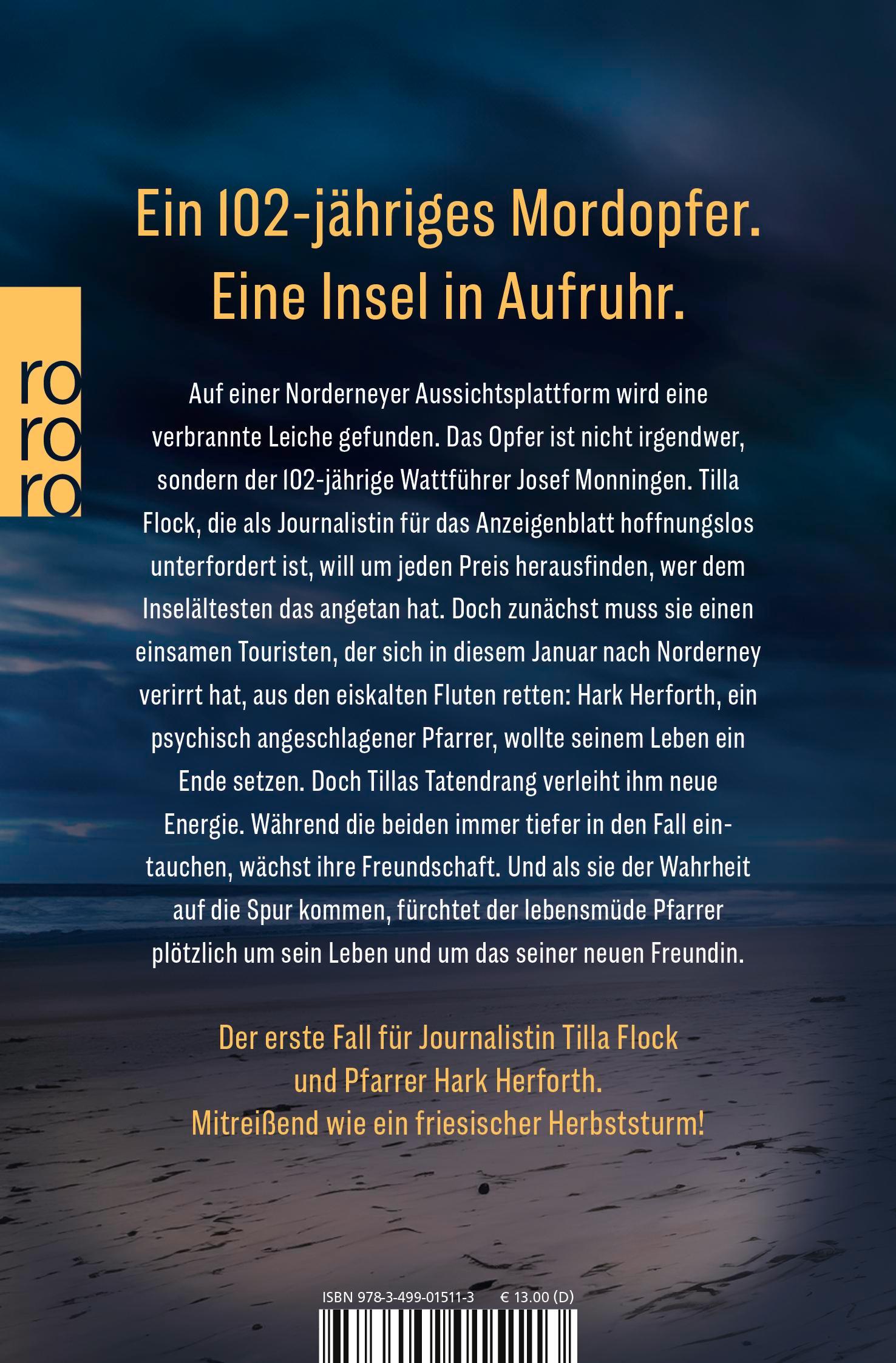 Rückseitencover Mörderney: Der tote Wattführer