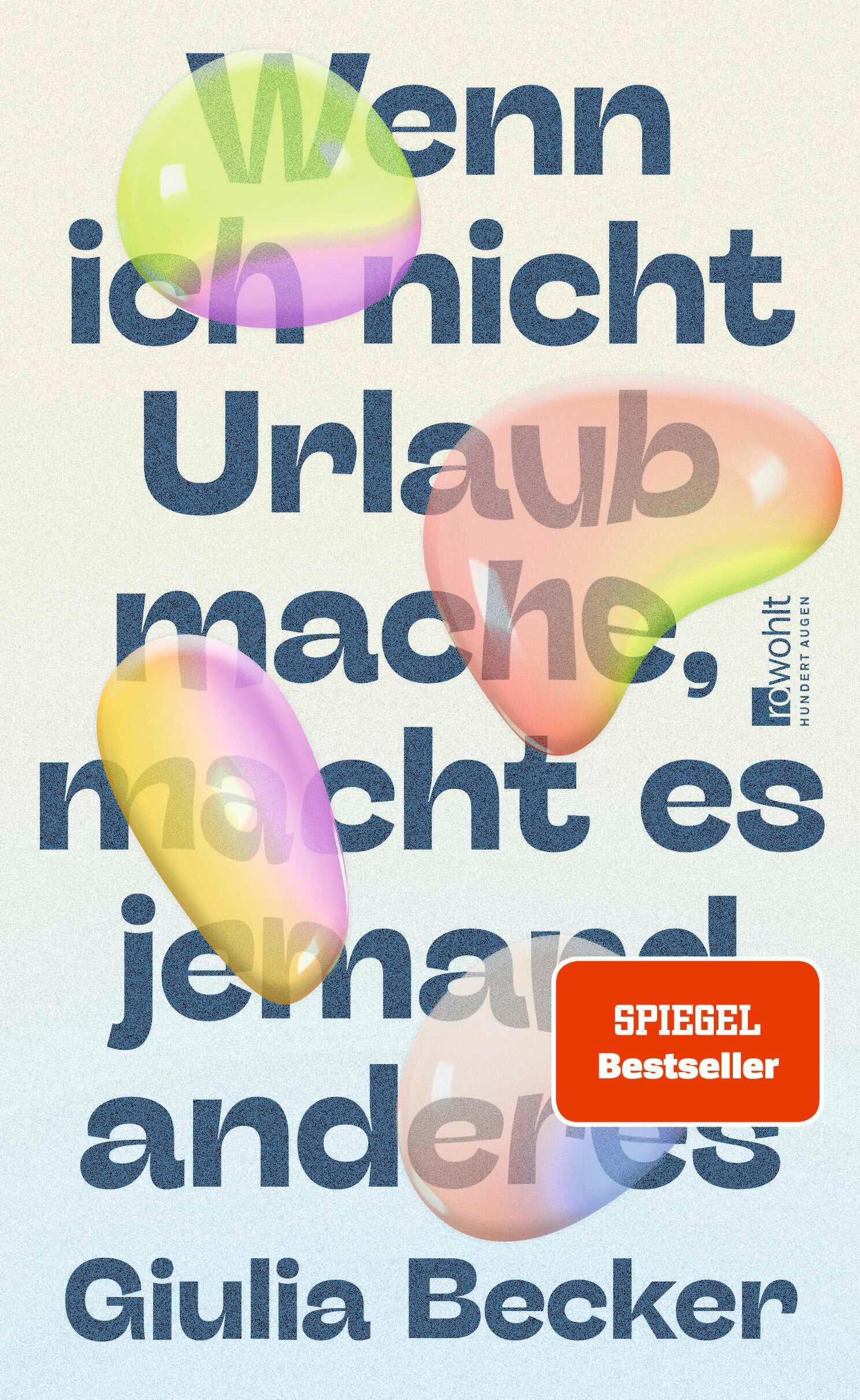 Vorderes Coverbild Wenn ich nicht Urlaub mache, macht es jemand anderes
