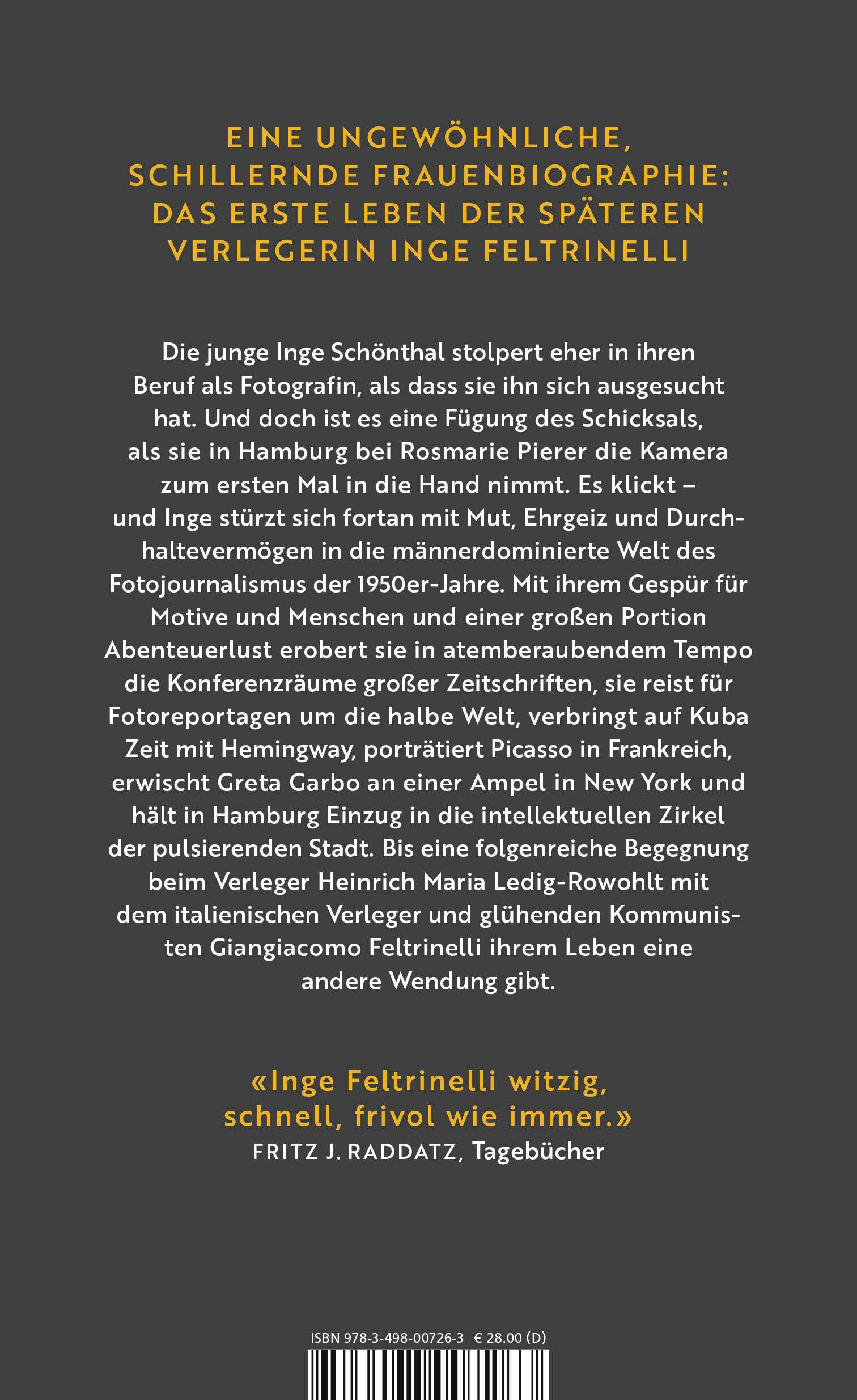 Rückseitencover Inge Feltrinelli