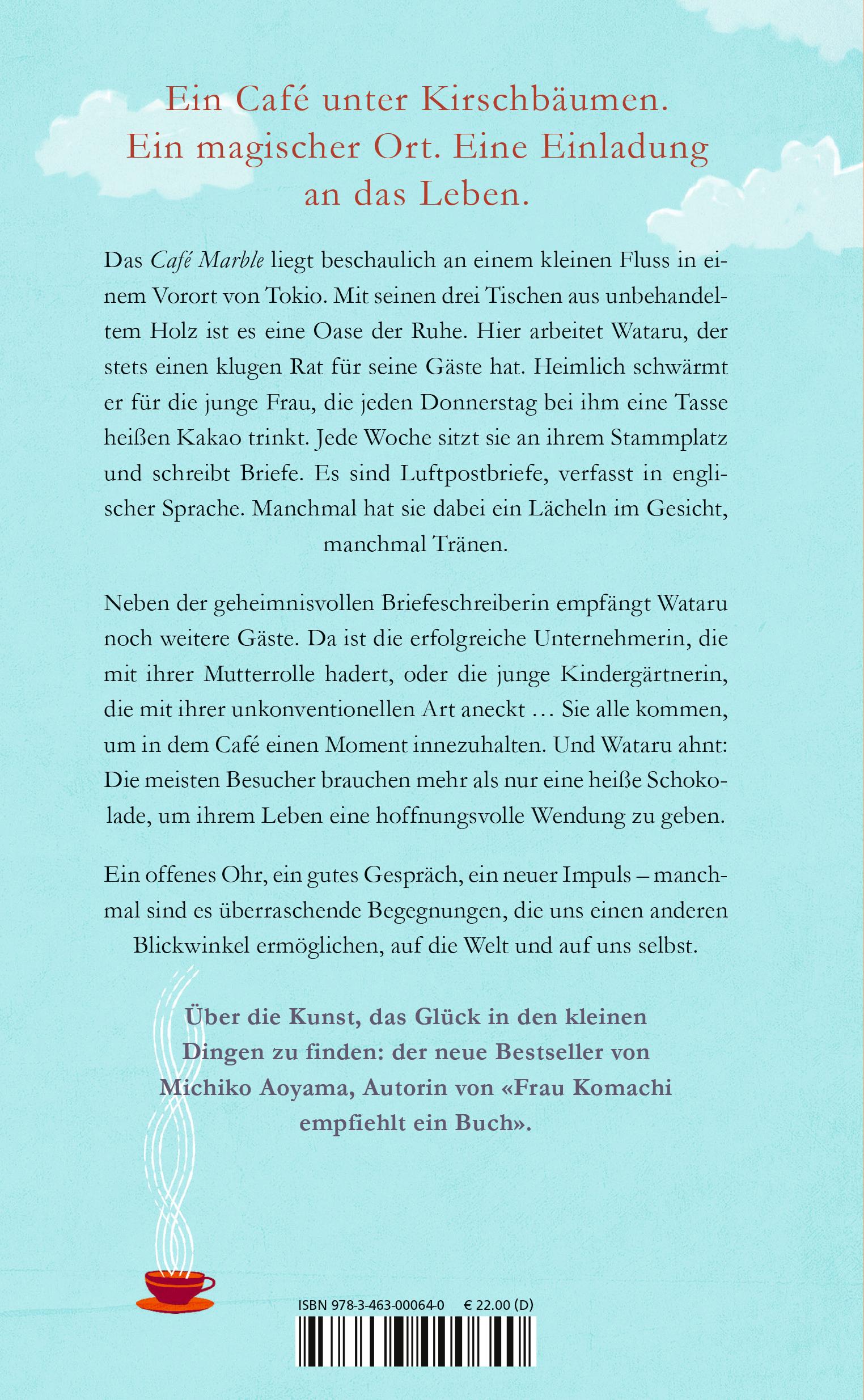 Rückseitencover Donnerstags im Café unter den Kirschbäumen