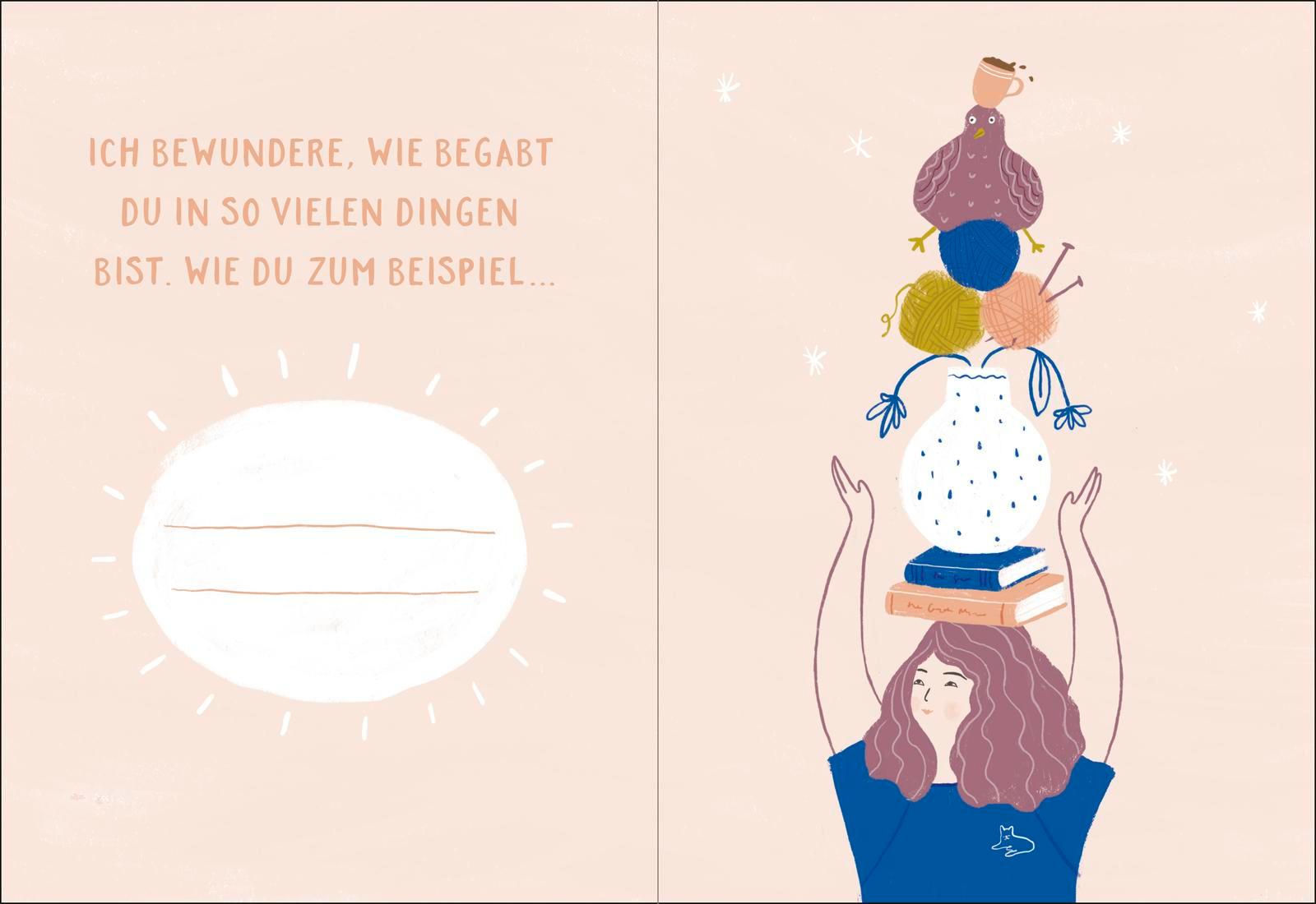 Beispielinhalt (Bild) Glück ist, eine Freundin wie dich zu haben