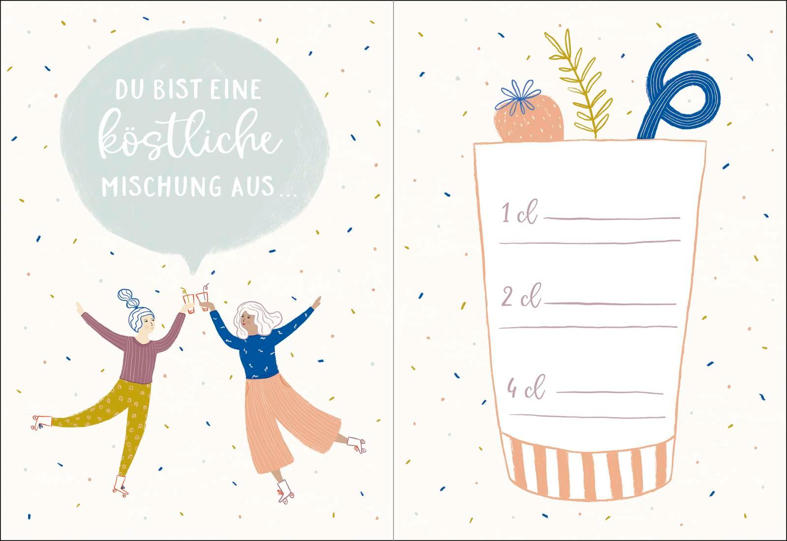 Beispielinhalt (Bild) Glück ist, eine Freundin wie dich zu haben