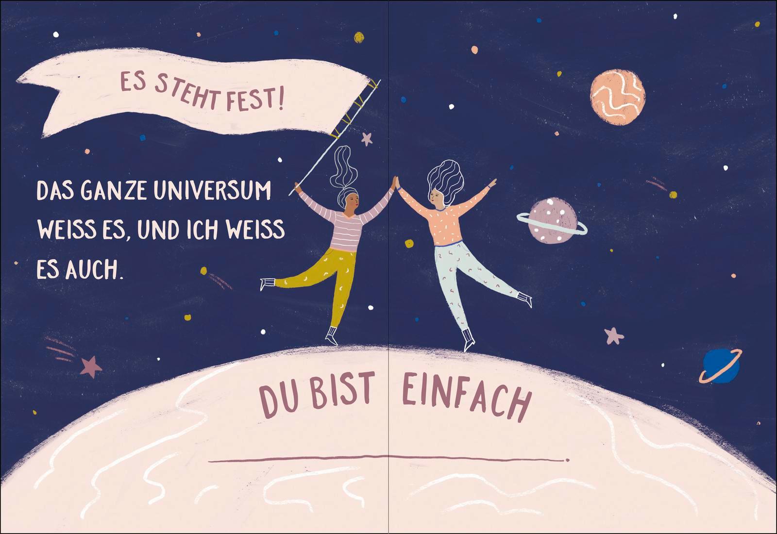 Beispielinhalt (Bild) Glück ist, eine Freundin wie dich zu haben