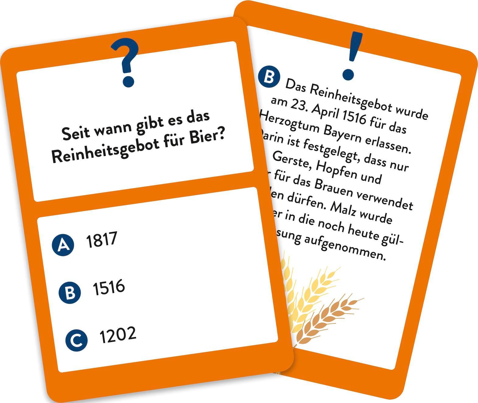 Beispielinhalt (Bild) Bier Wissens-Quiz
