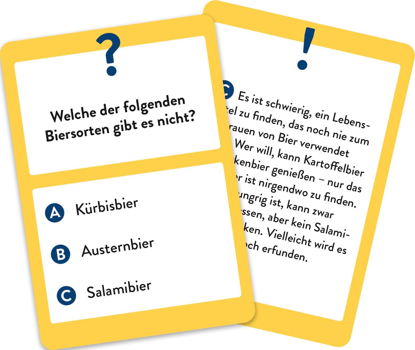 Beispielinhalt (Bild) Bier Wissens-Quiz