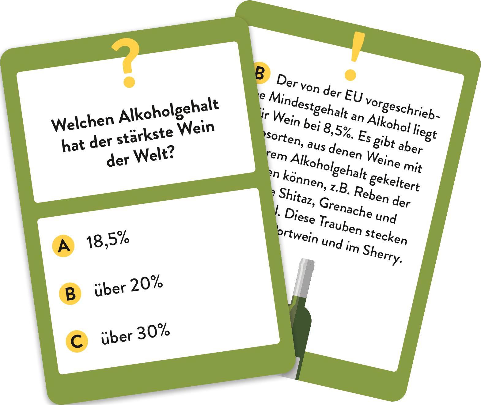 Beispielinhalt (Bild) Wein Wissens-Quiz